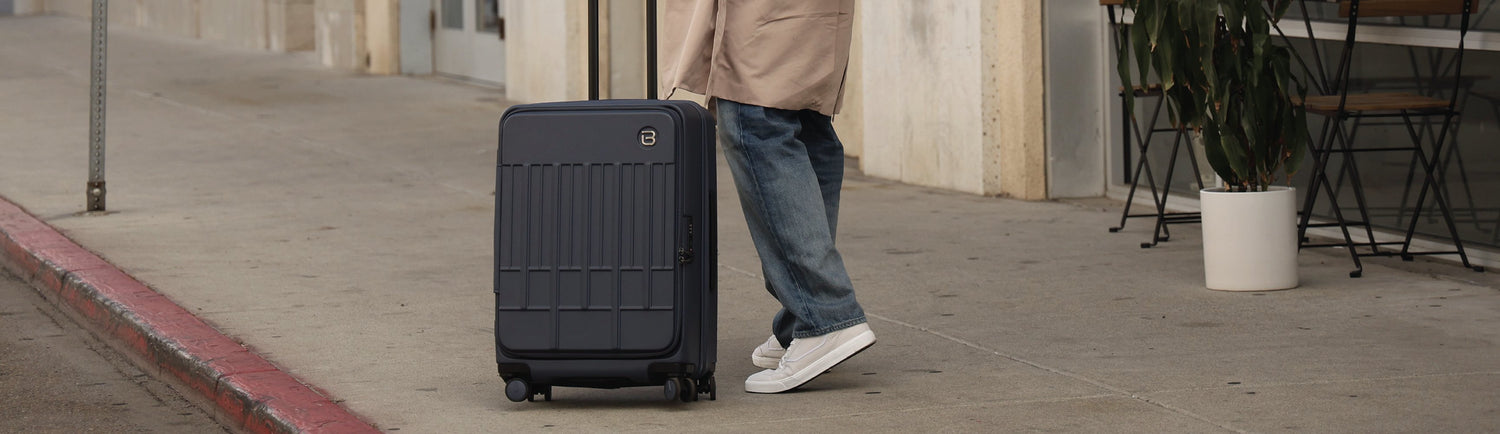 BPV BU6882-3D2 Posh Voyage 24 in Luggage Mood Blue Men