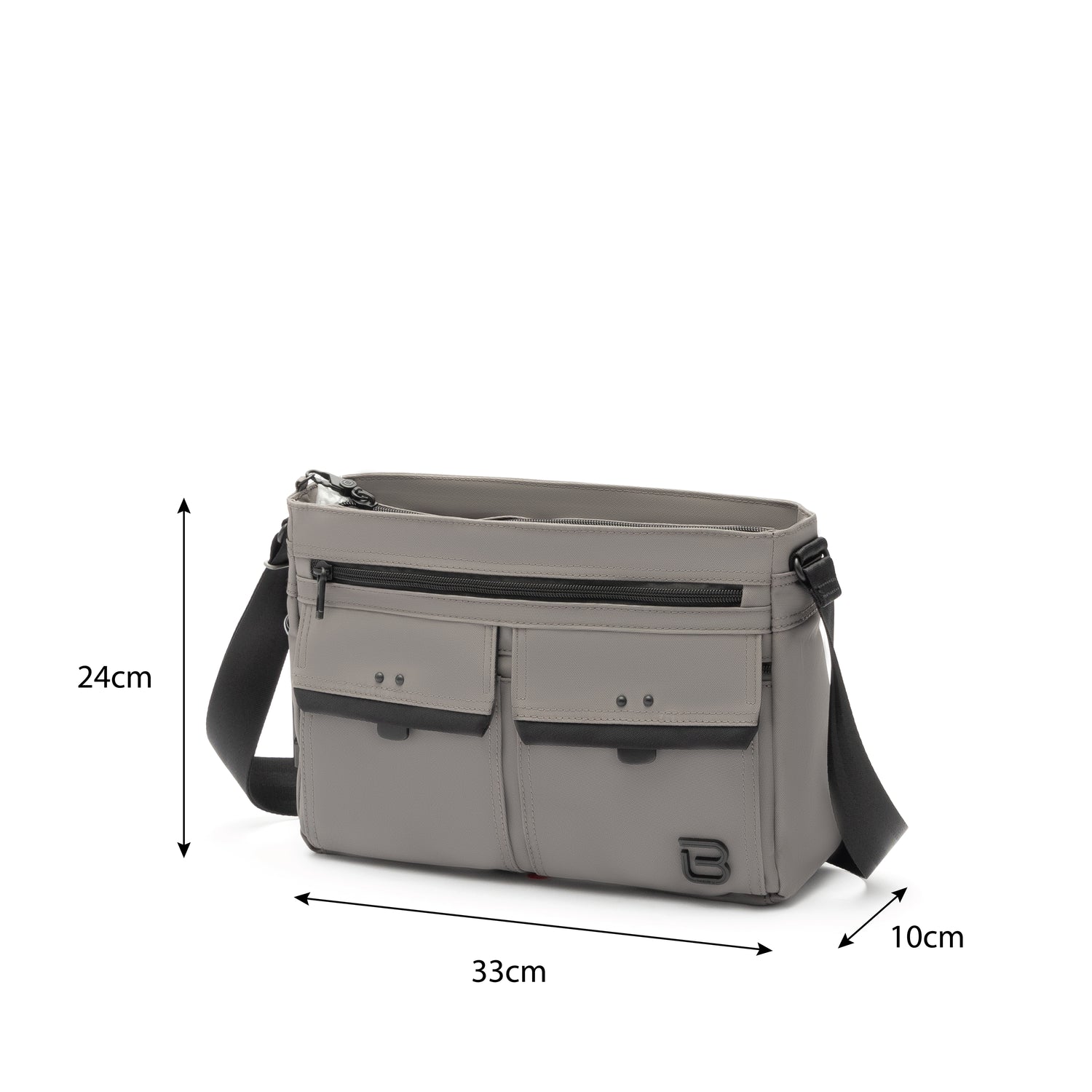 BMAL2402-600 Tia Wall Grey Crossbody Size