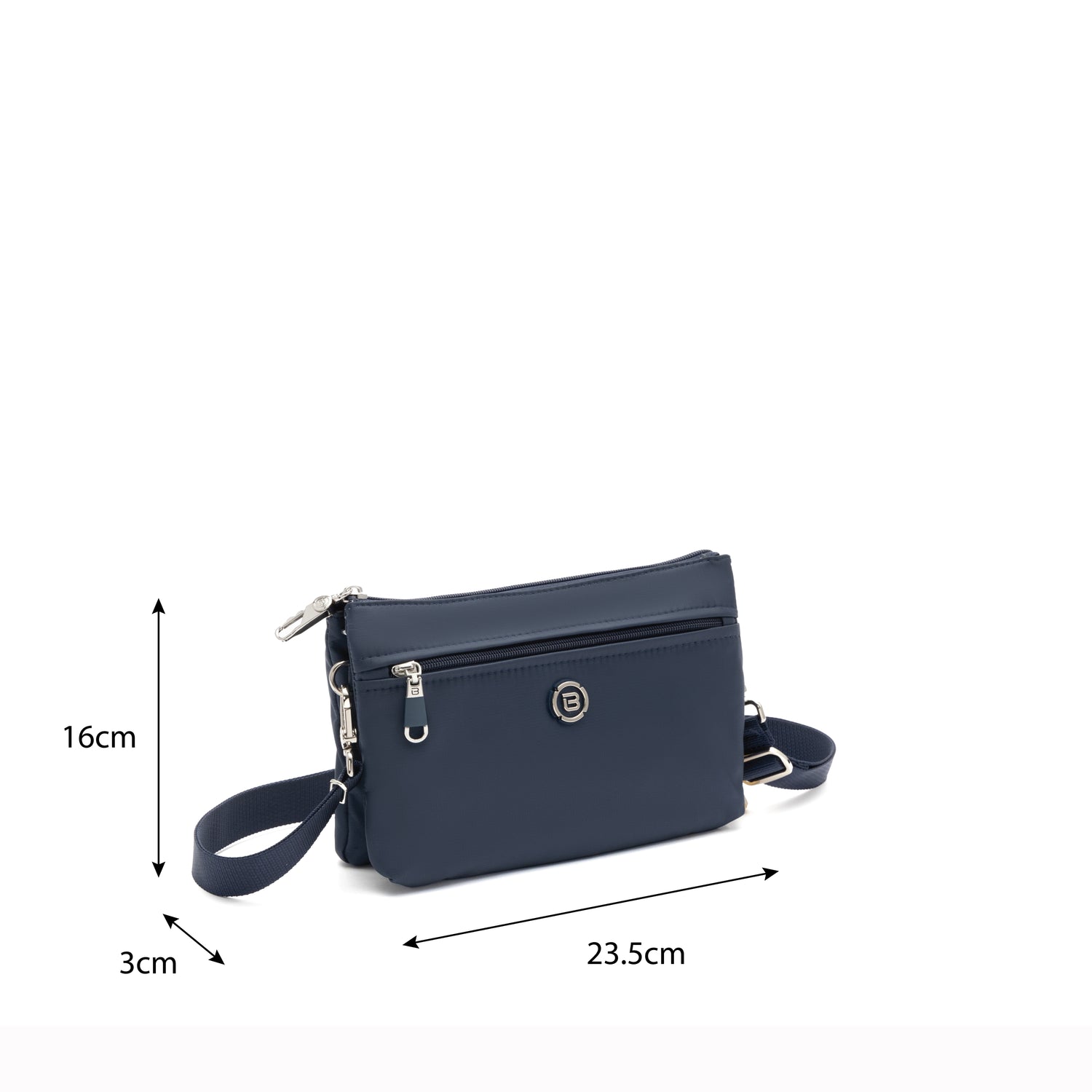 BNUZ2314R1-3D2 Lore Mood Blue Crossbody Size