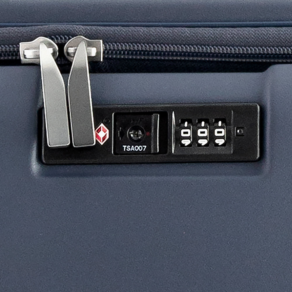 BPV BU6882-3D2 Posh Voyage 24 in Luggage Mood Blue TSA Lock