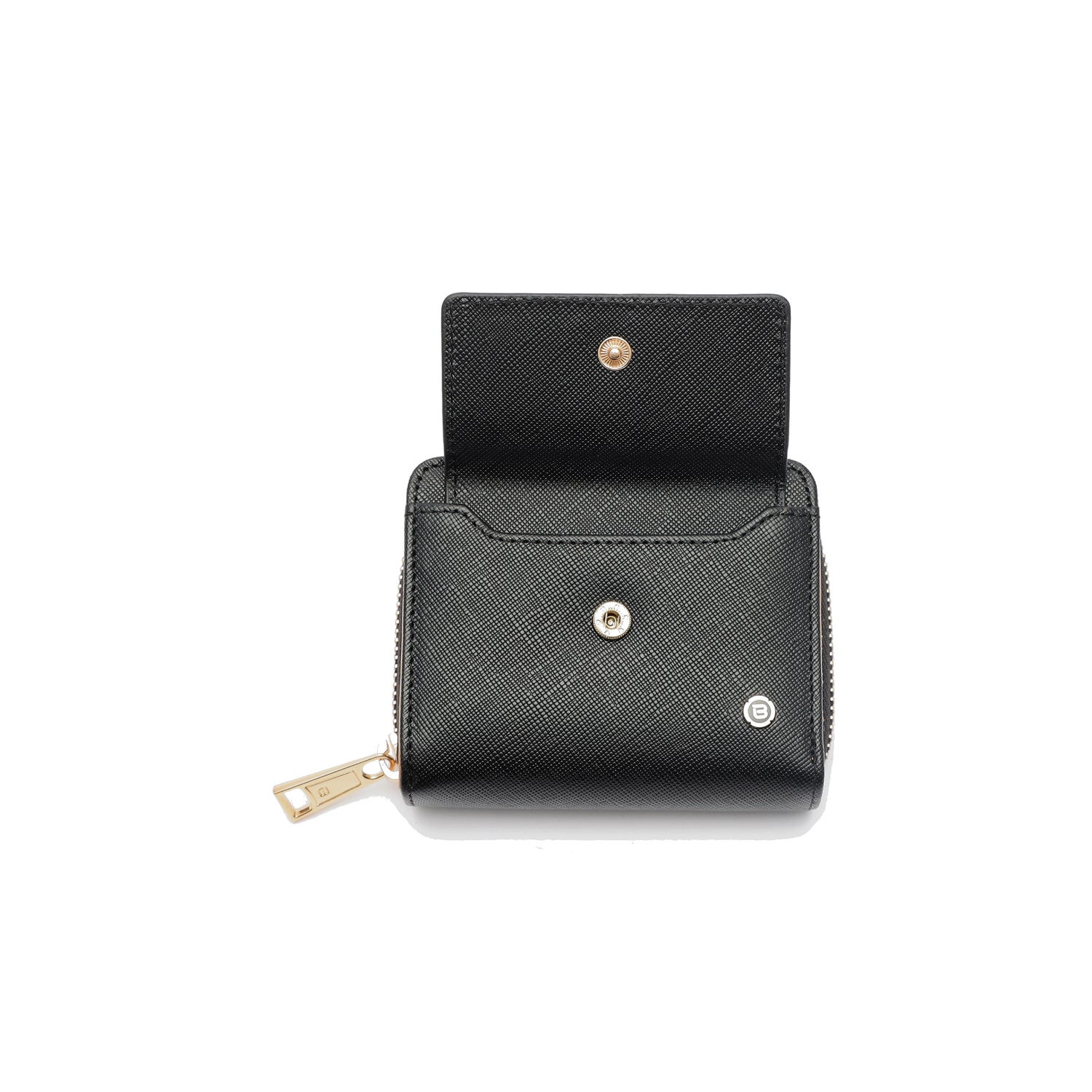 ALS03-100 ALEXIS Black Wallet Front Pocket