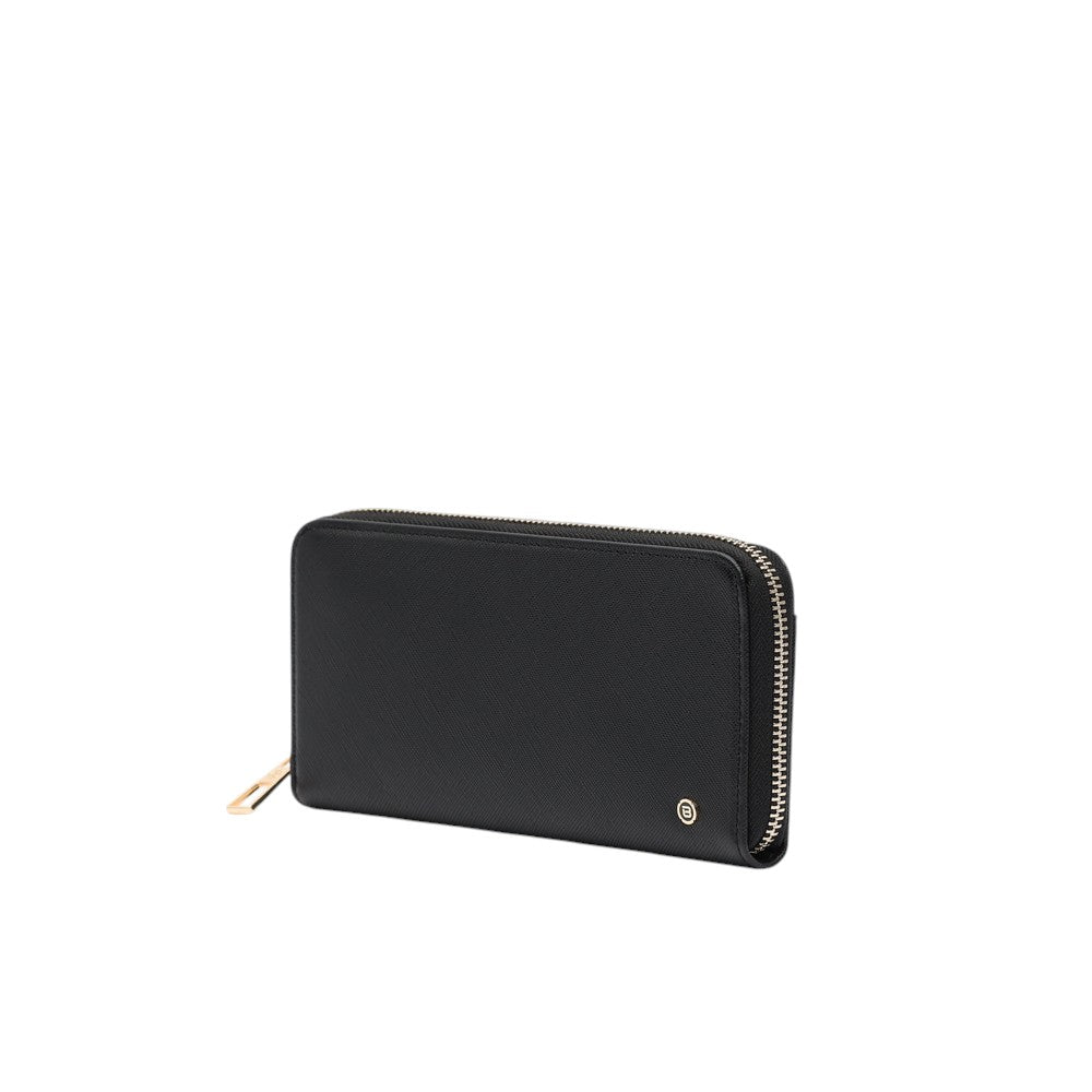 ALS07-100 Britney Black Wallet Angled Right