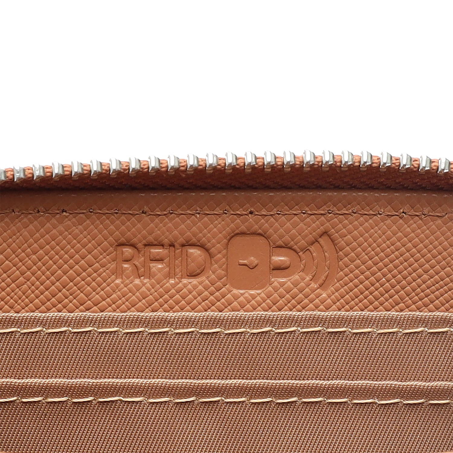 ALS25-537 ALMOND Camel Grey Wallet RFID