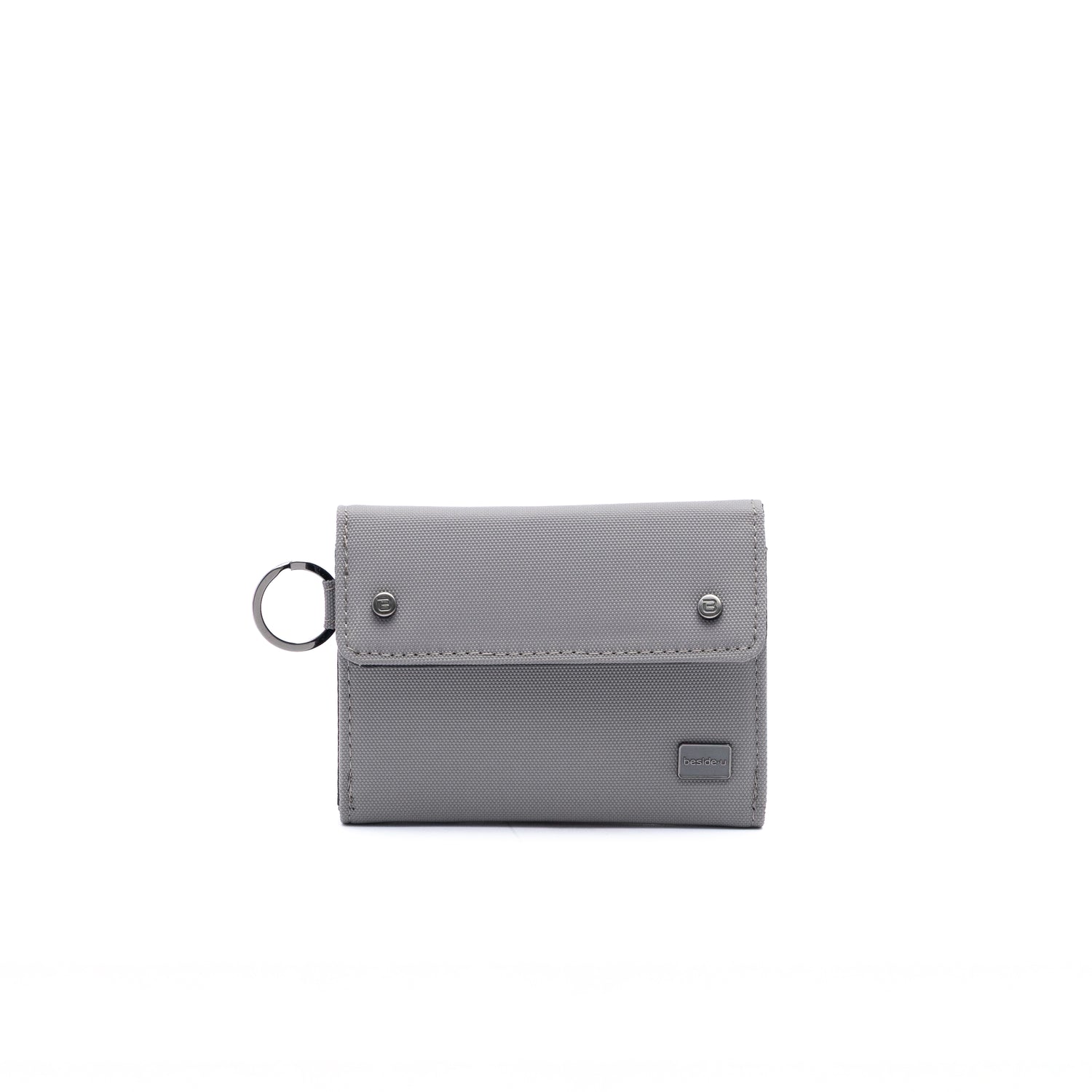 ALS26-6C7 Grove Castle Gray Wallet Front