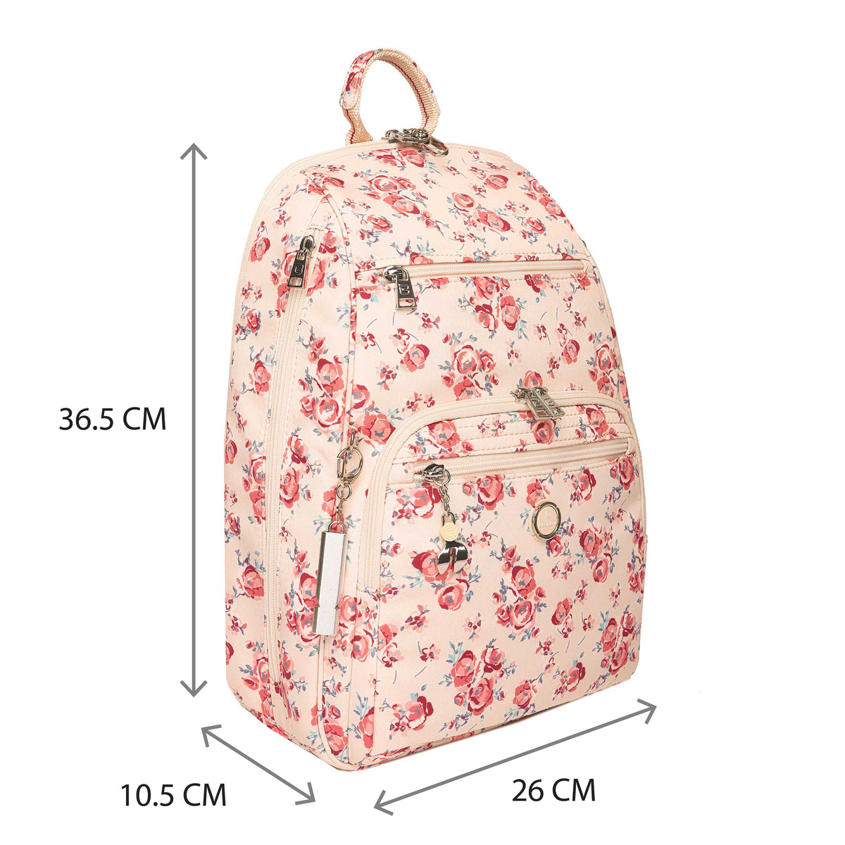 BFYP262314-598 Daffodil Beige Vintage Bouquet Backpack Size