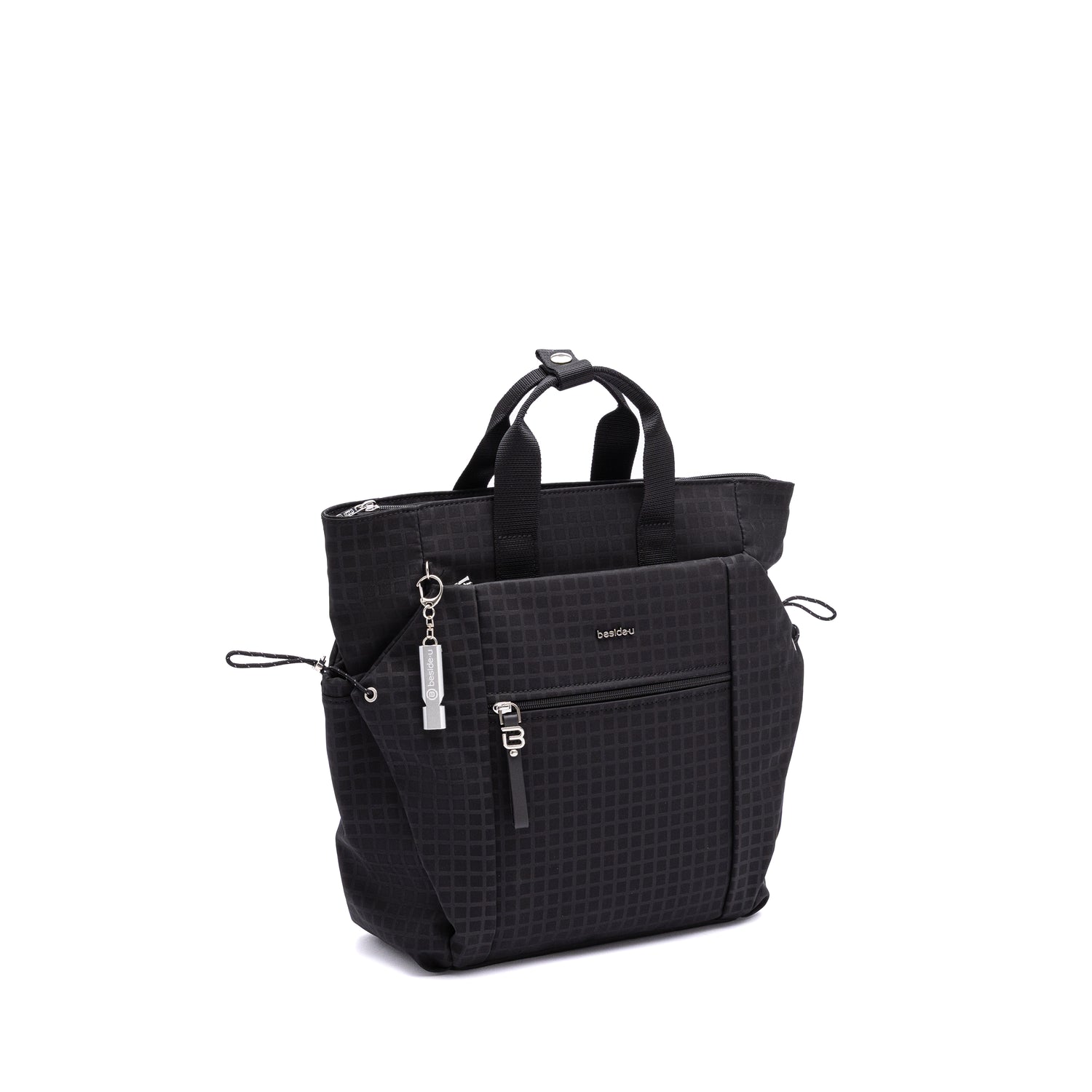 BAN2501-100 Matcha Black Backpack Angled