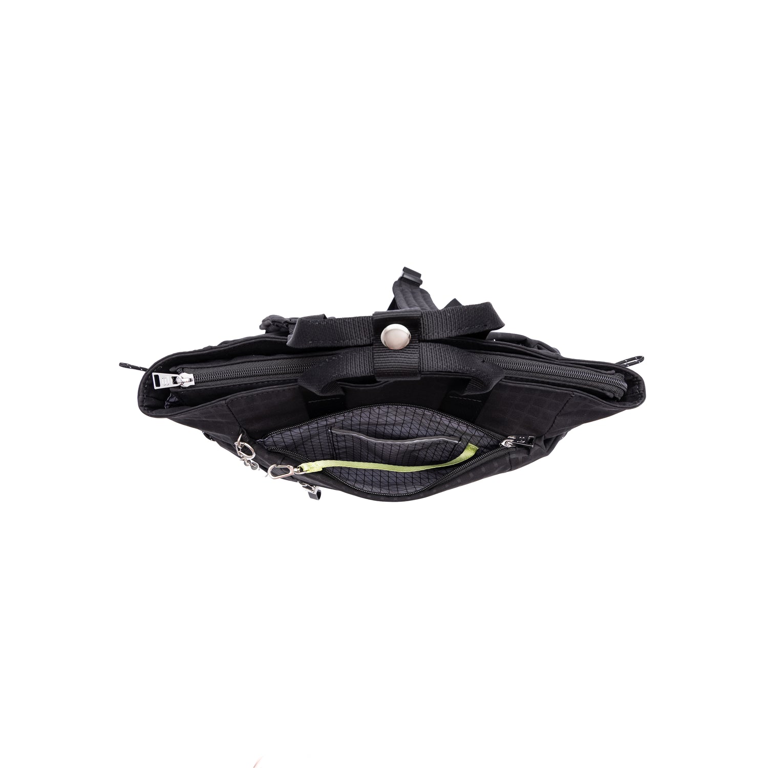 BAN2501-100 Matcha Black Backpack Inside Front