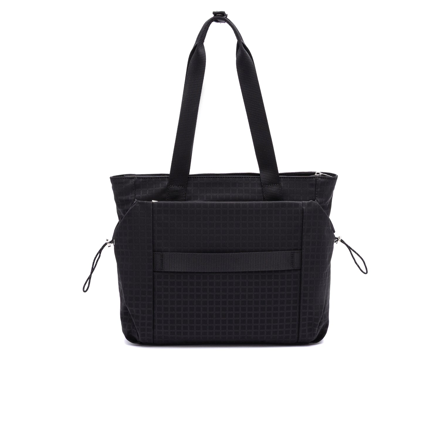 BAN2502-100 Basil Black Tote Back