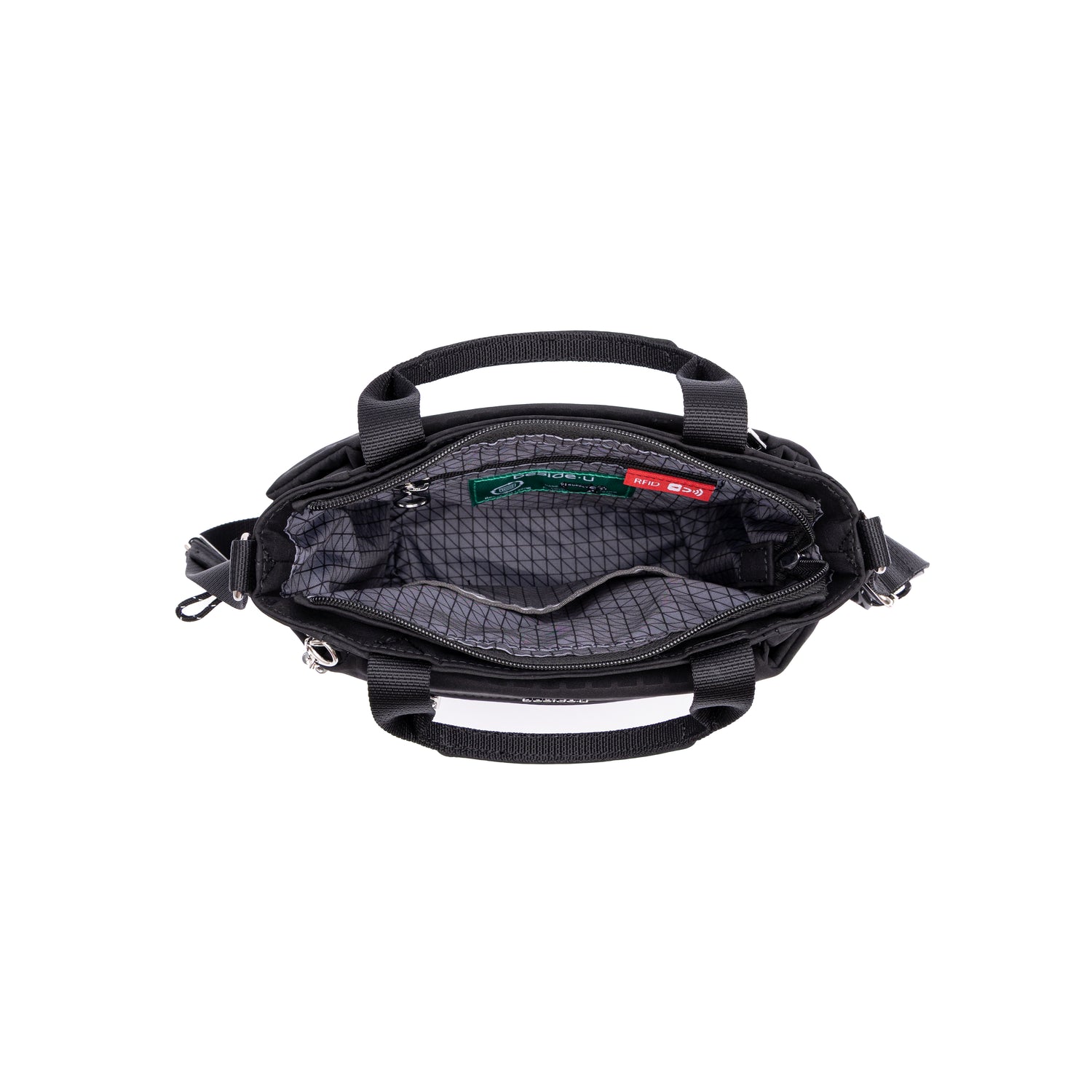 BAN2503-100 Paprika Black Crossbody Inside Main