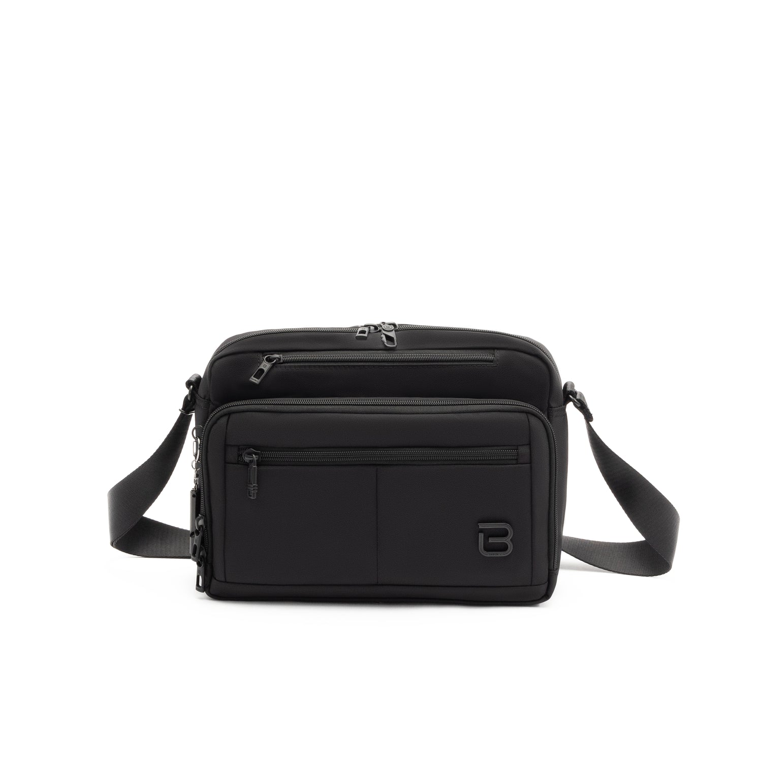 BAP2306-100 Grand Black Crossbody Front