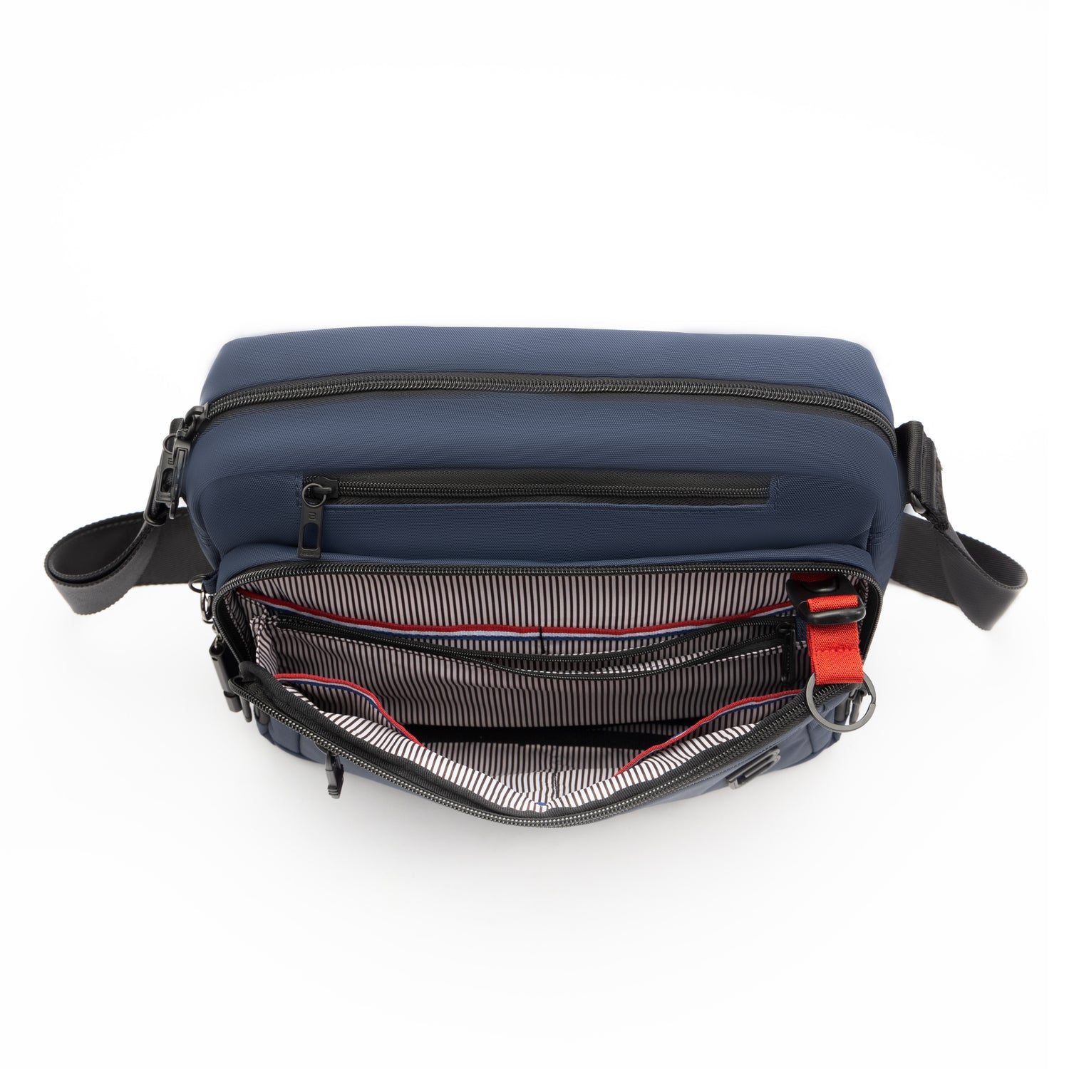 BAP2306-3H5 Grand Pilot Blue Crossbody Inside Front