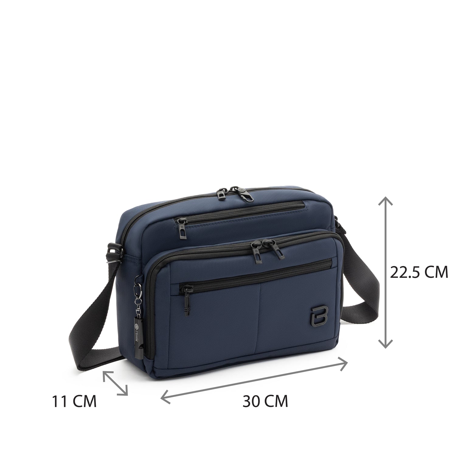 BAP2306-3H5 Grand Pilot Blue Crossbody  Size