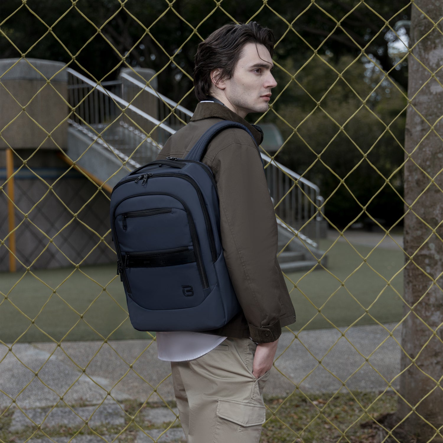 BAP2312-3H5 Volume Pilot Blue Backpack Model