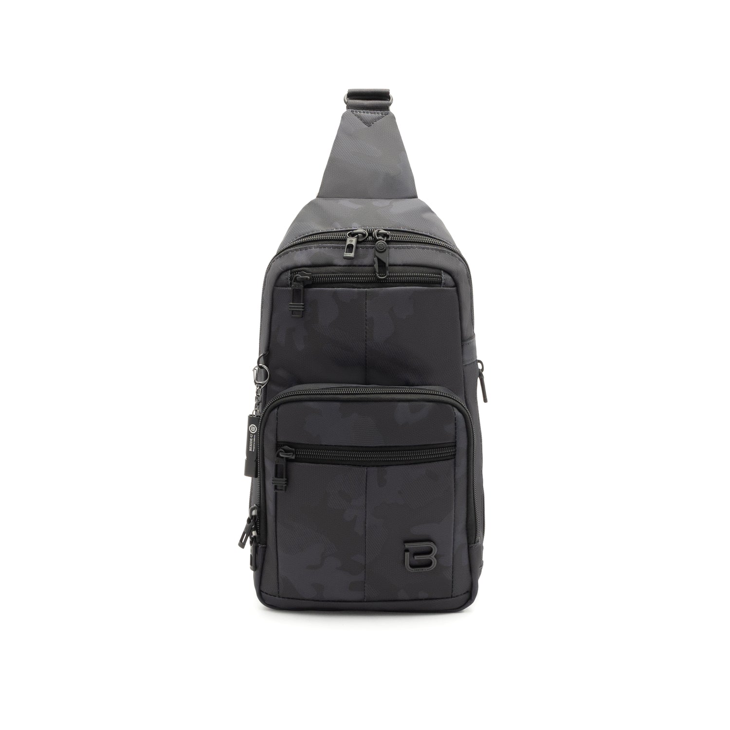 BAP2315-1C8 Topic Black Camo Sling Bag Front