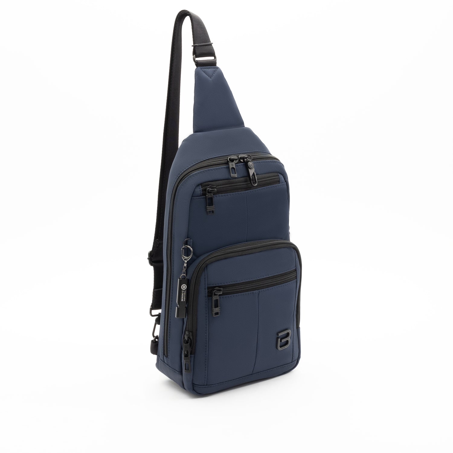 BAP2315-3H5 Topic Pilot Blue Sling Bag Angled