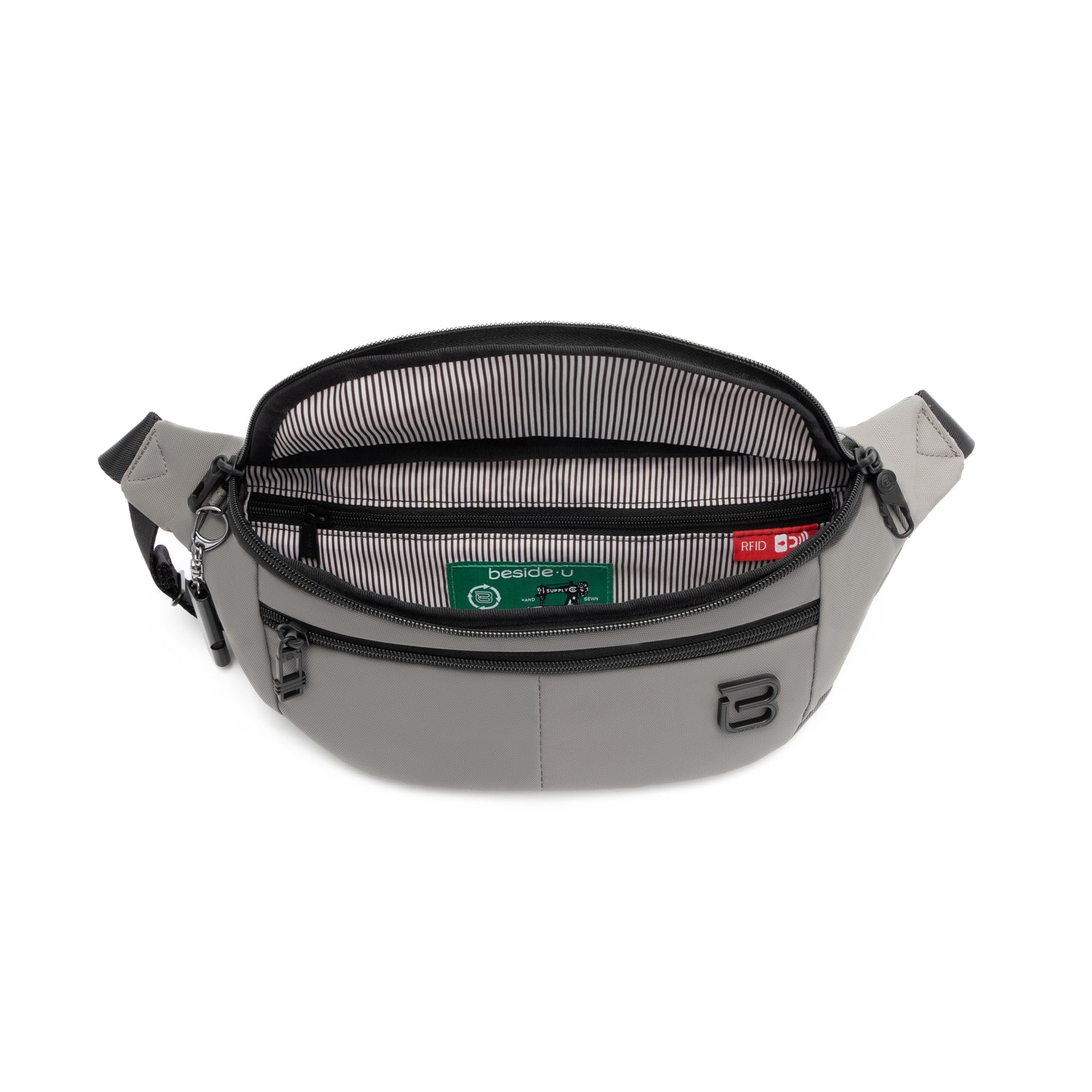 BAP2320-6C7 Serial Castle Gray Waist Bag Inside
