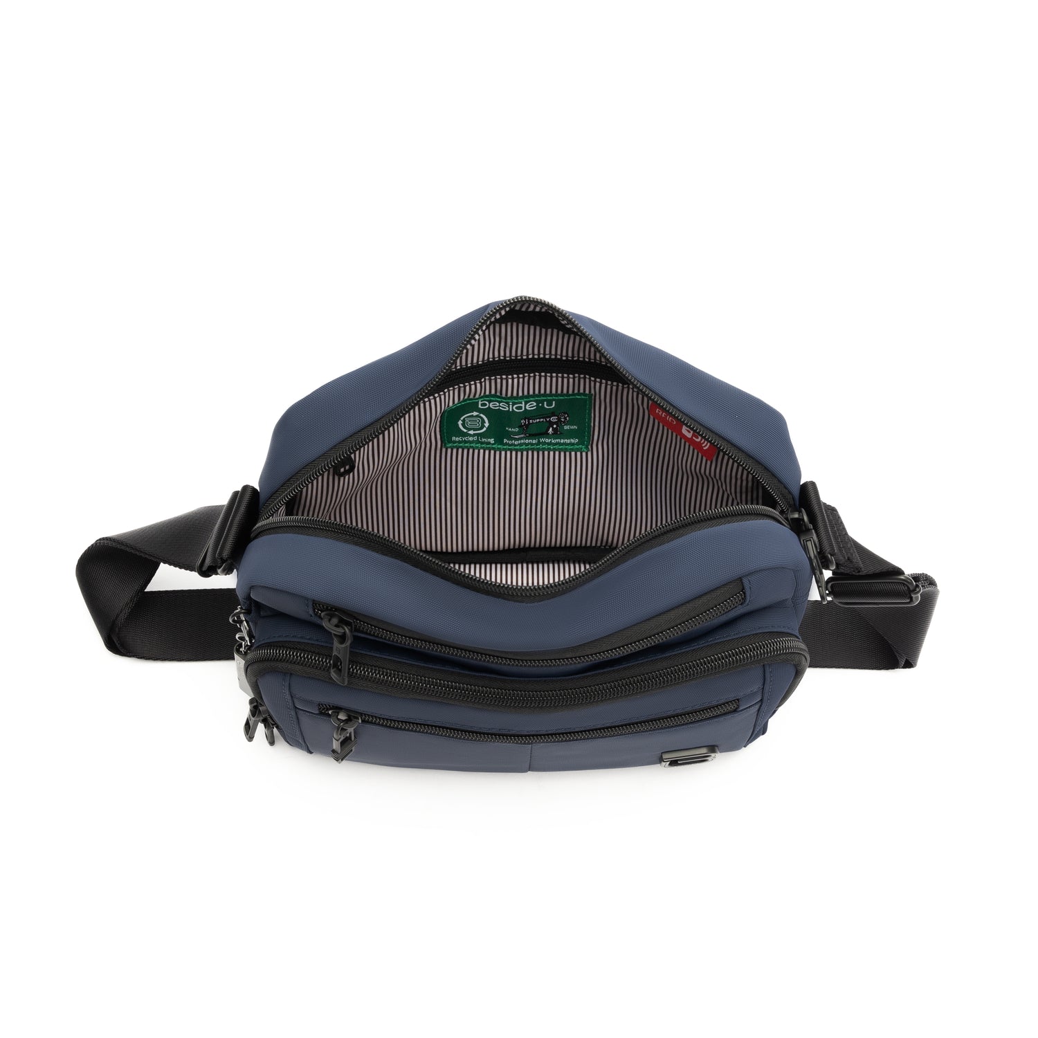 BAP2321-3H5 Recital Pilot Blue Crossbody Inside Main