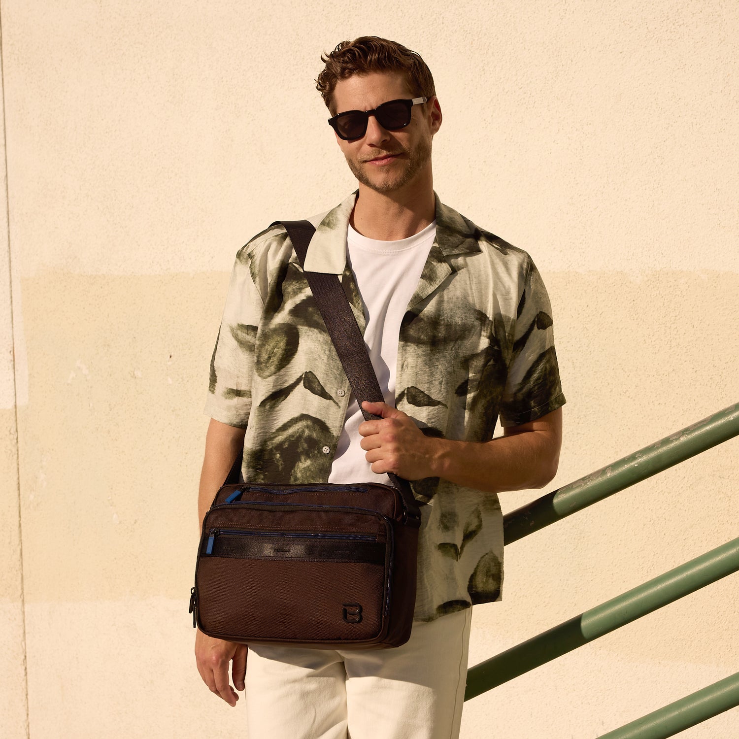 BAPC2106R1-771 Parable Pilot Dark Coffee Crossbody Model