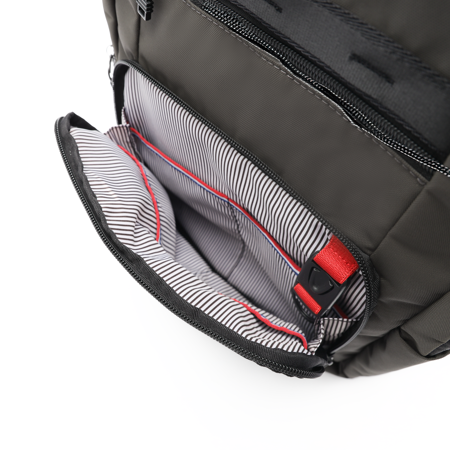 BAPC2301-600 Purpose Grey Backpack Inside Front