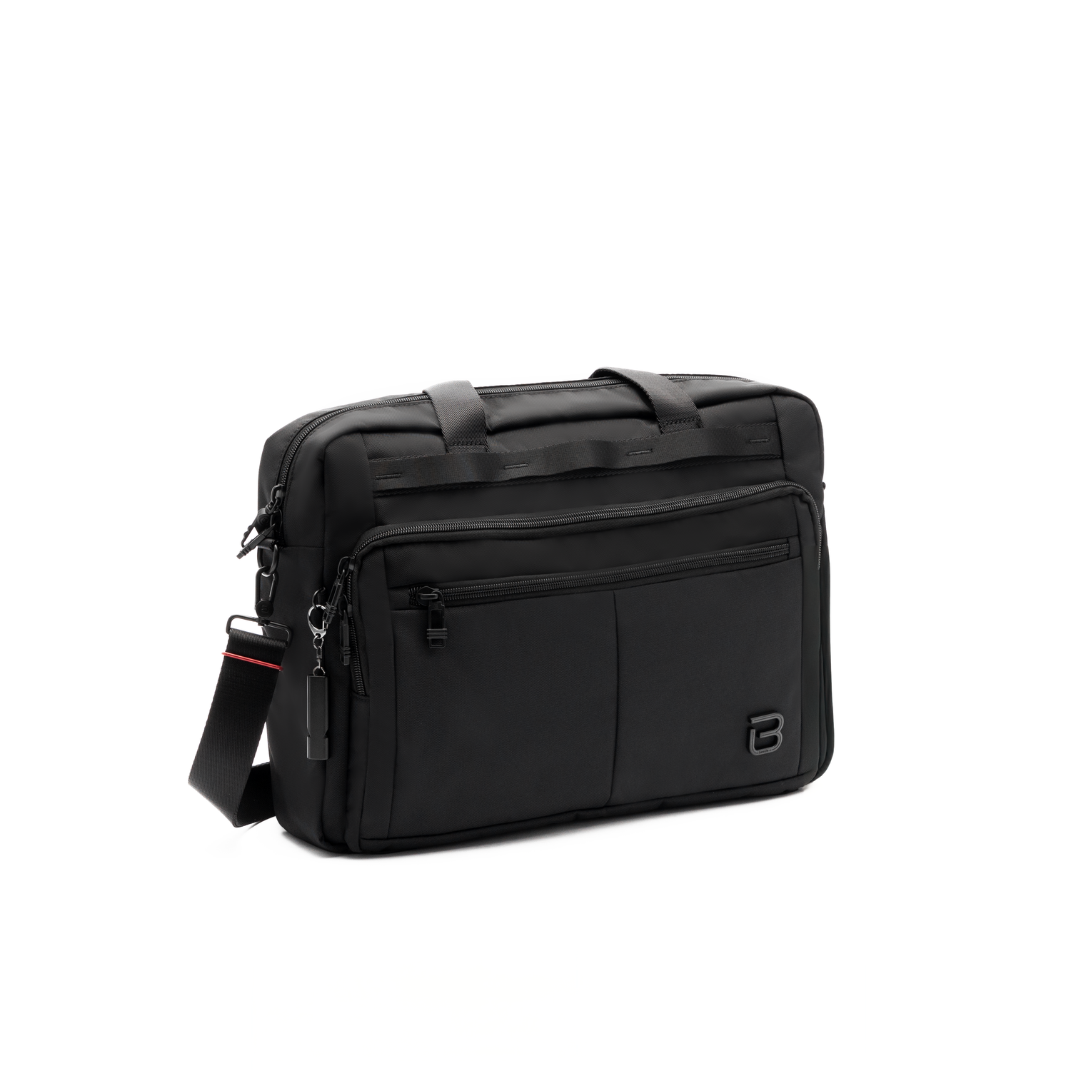 BAPC2302-100 Resolve Black Laptop Bag Angled