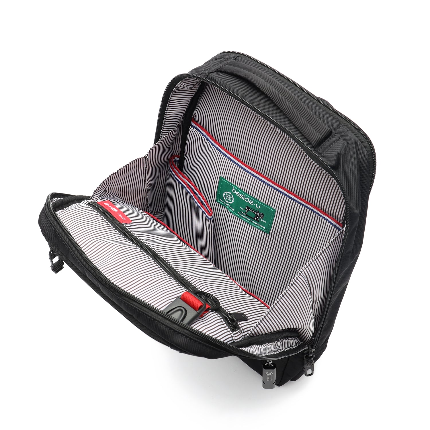 BAPC2304-100 Daybreak Black Backpack Inside