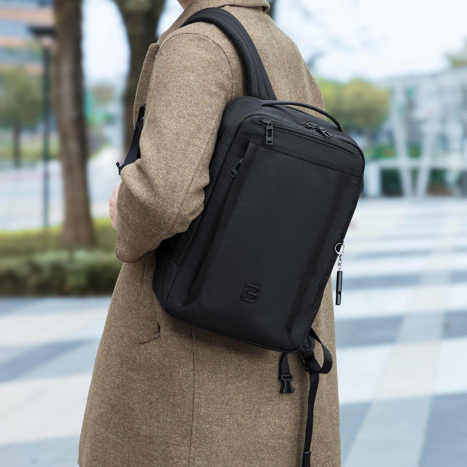 BAPC2304-100 Daybreak Black Backpack Model