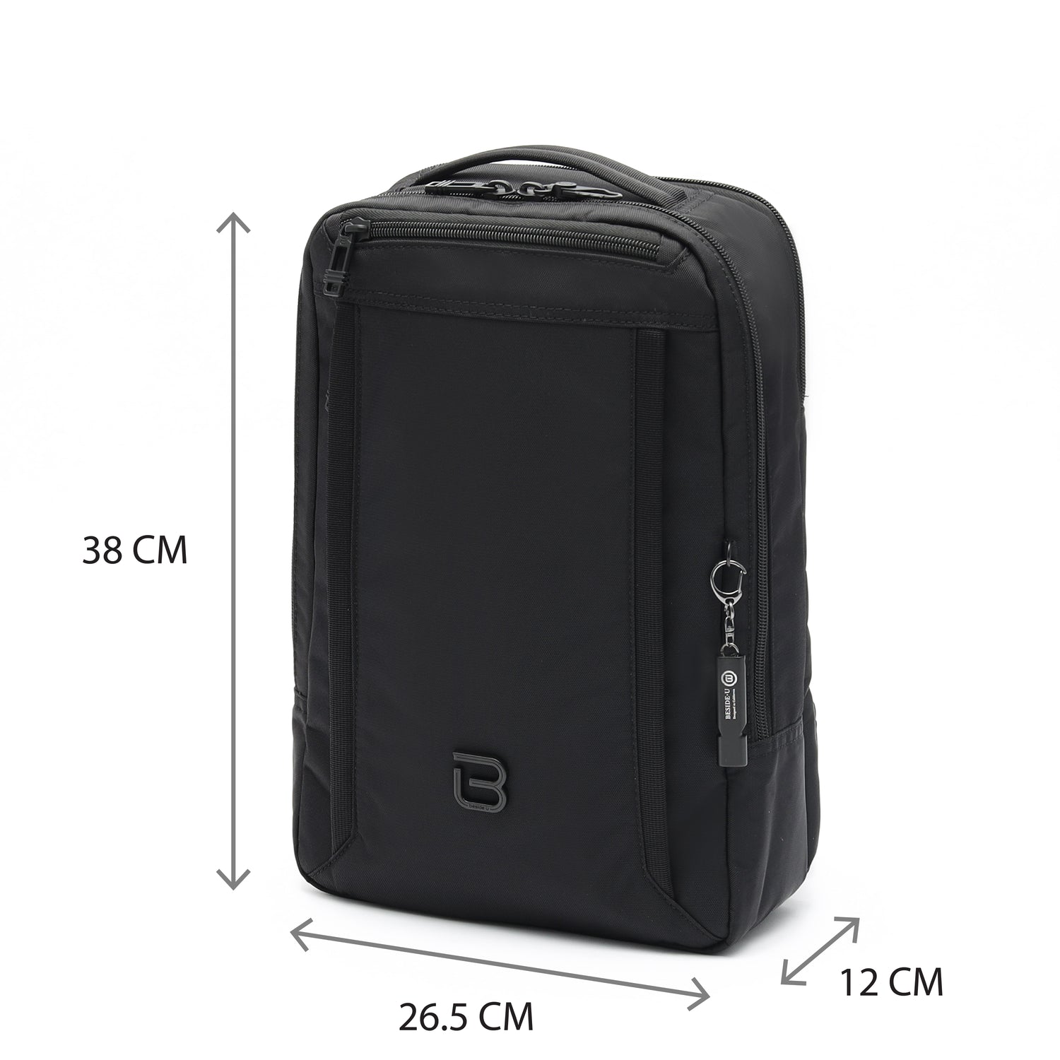 BAPC2304-100 Daybreak Black Backpack Size