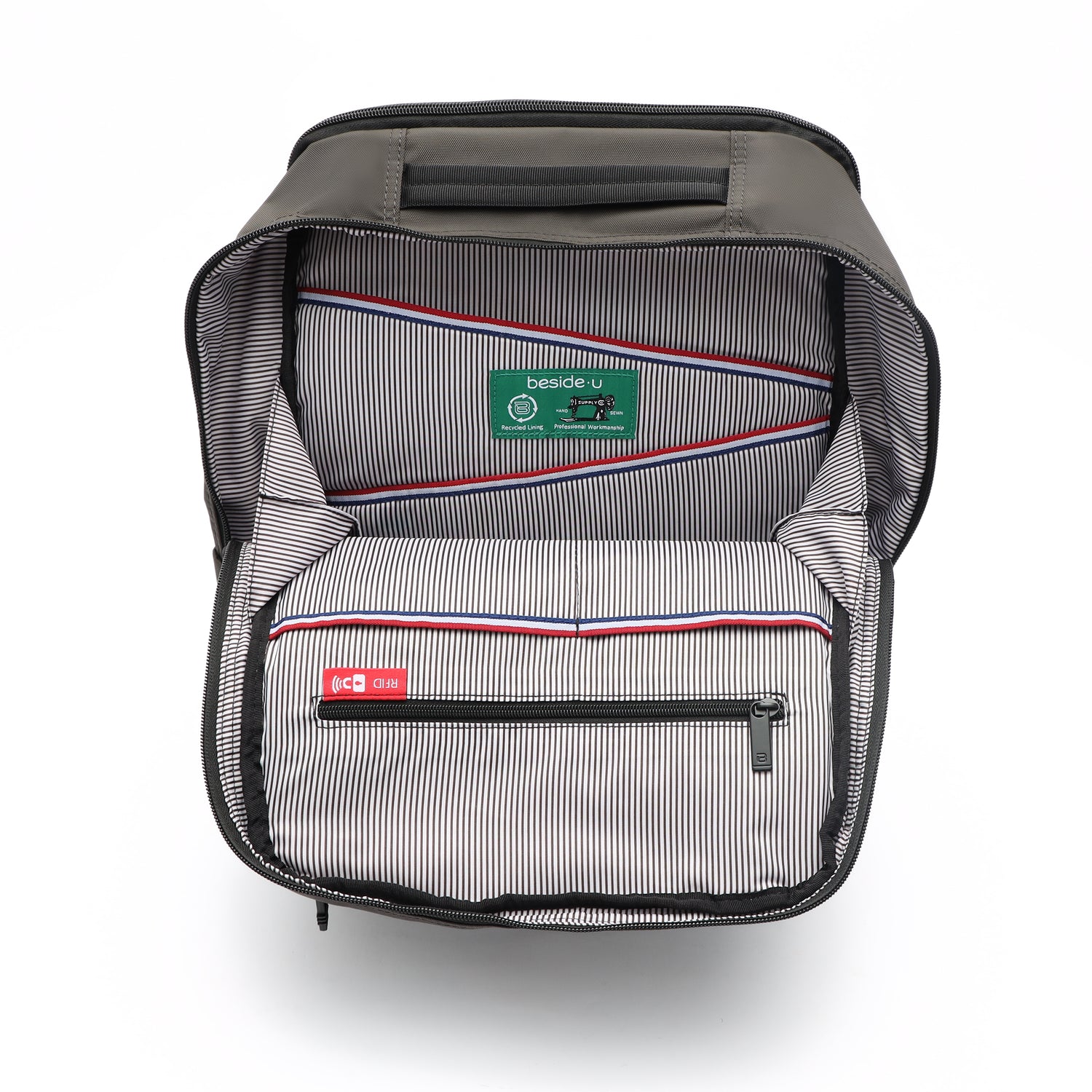 BAPC2305-600 Alpha Grey Backpack Inside Front