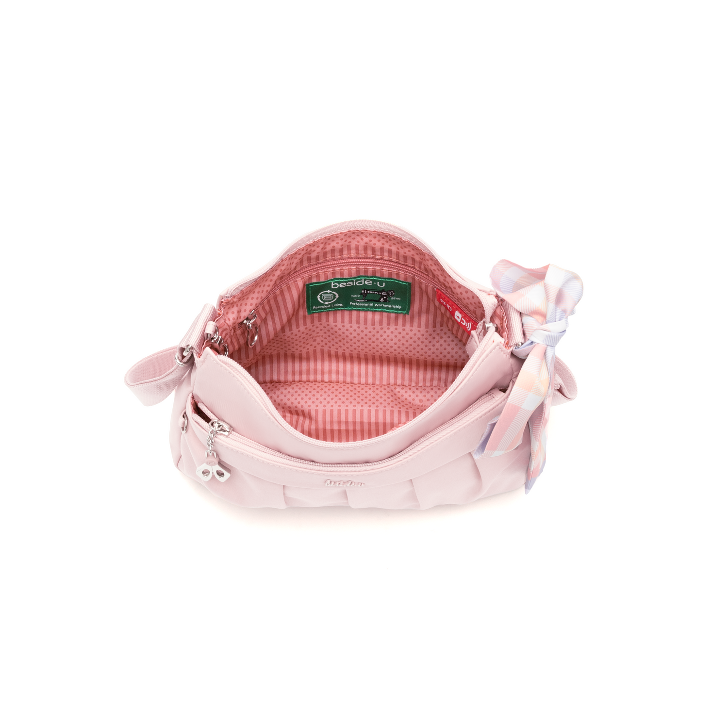 BCSA104-954 Isis Happy Pink Crossbody Inside Main