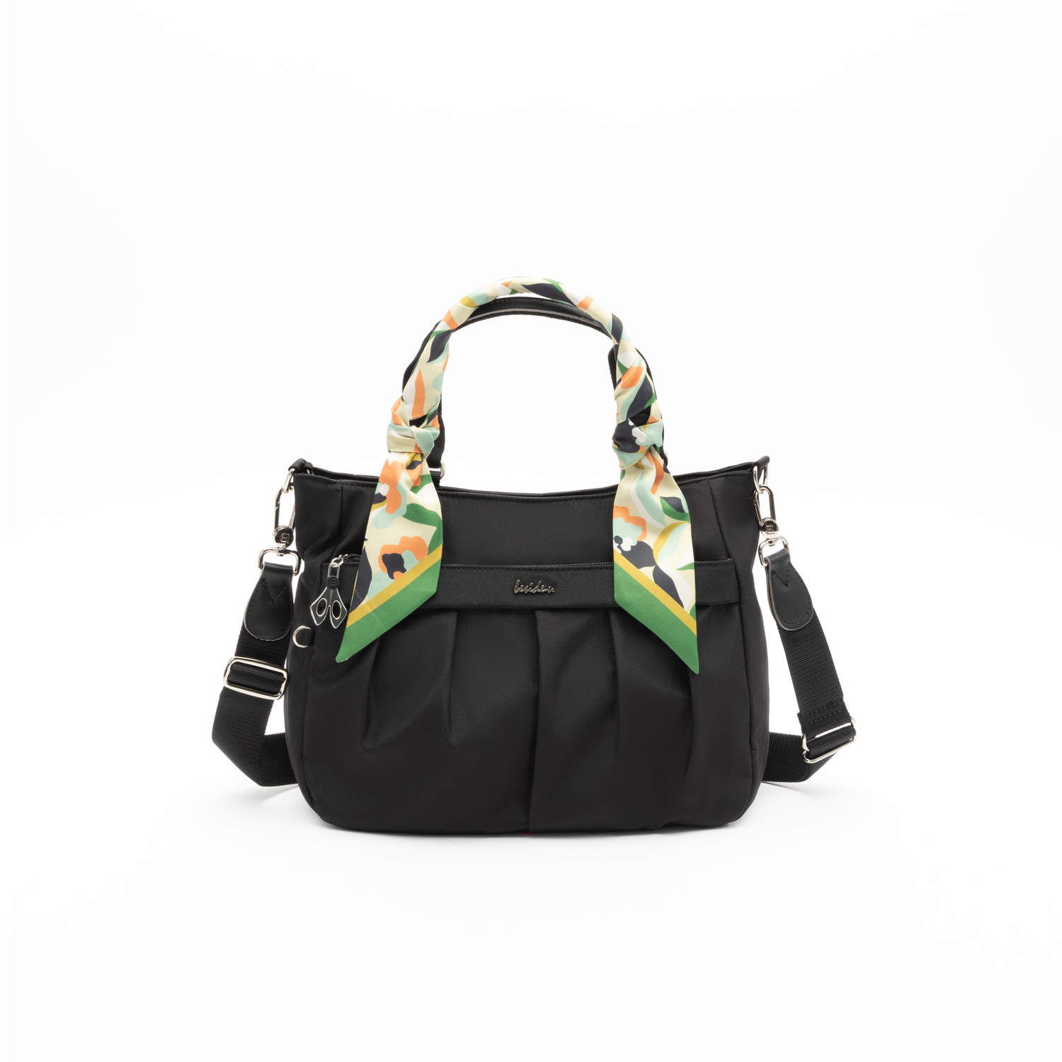 BCSA2416-1A8 Wise Silky Black Satchel Front