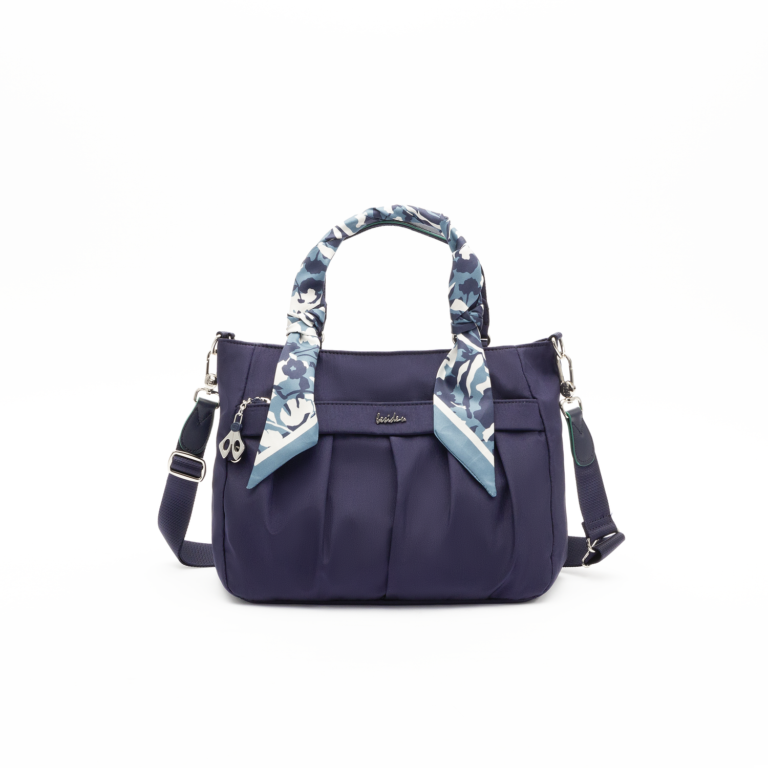 BCSA2416-3J9 Wise Silky Blue Satchel Front
