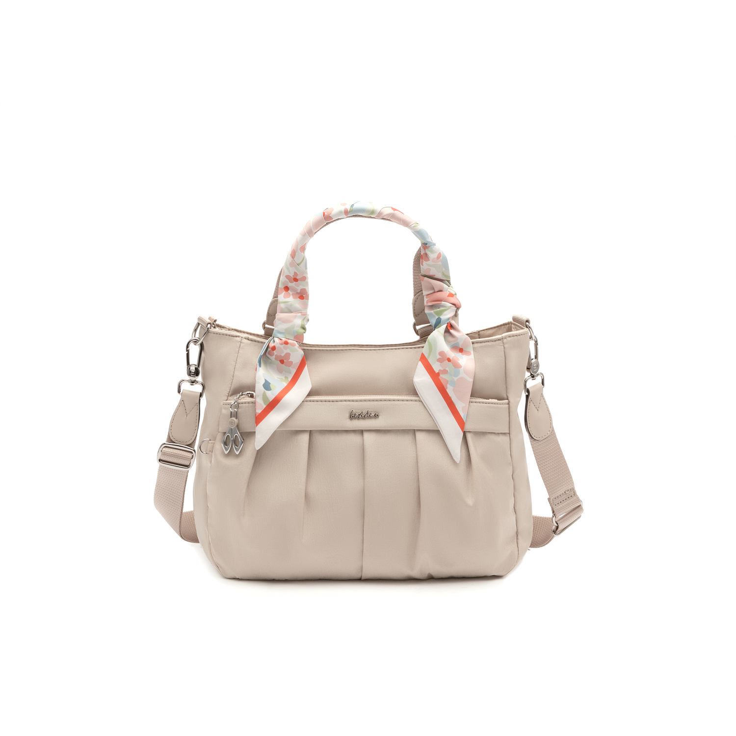 BCSA2416-769 Wise Silky Beige Satchel Front
