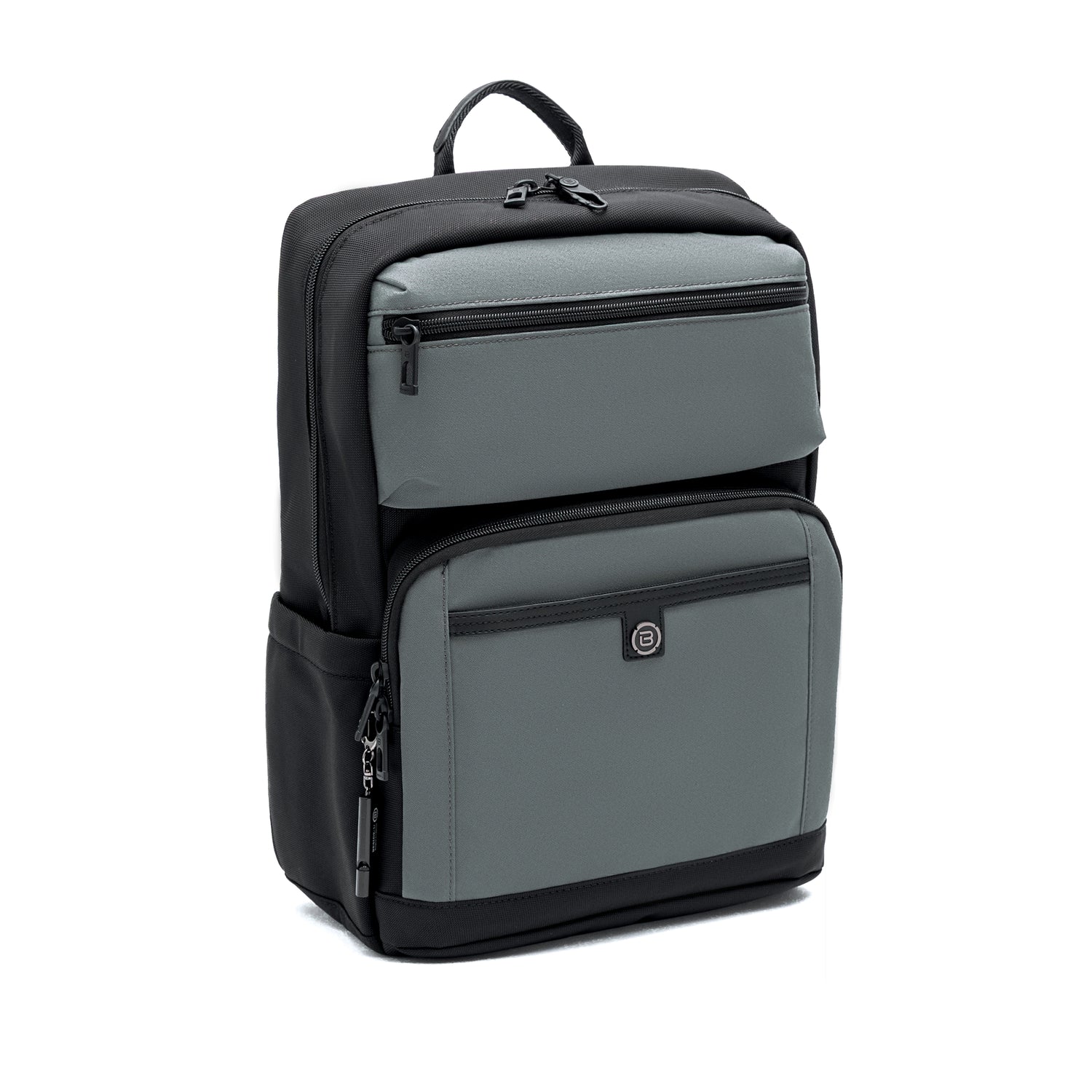 BDA2501-1A7 Davis-01 Black/Grey Backpack Angled