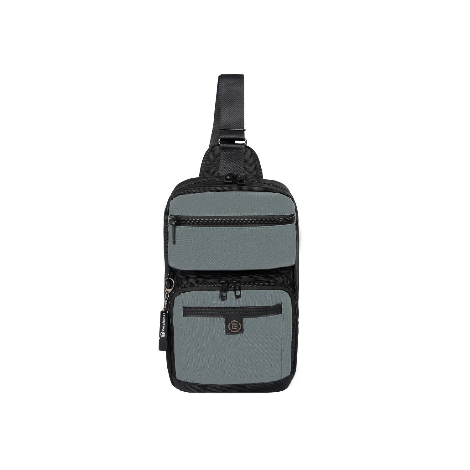 BDA2505-1A7 Davis-05 Black_Grey Sling Bag Front