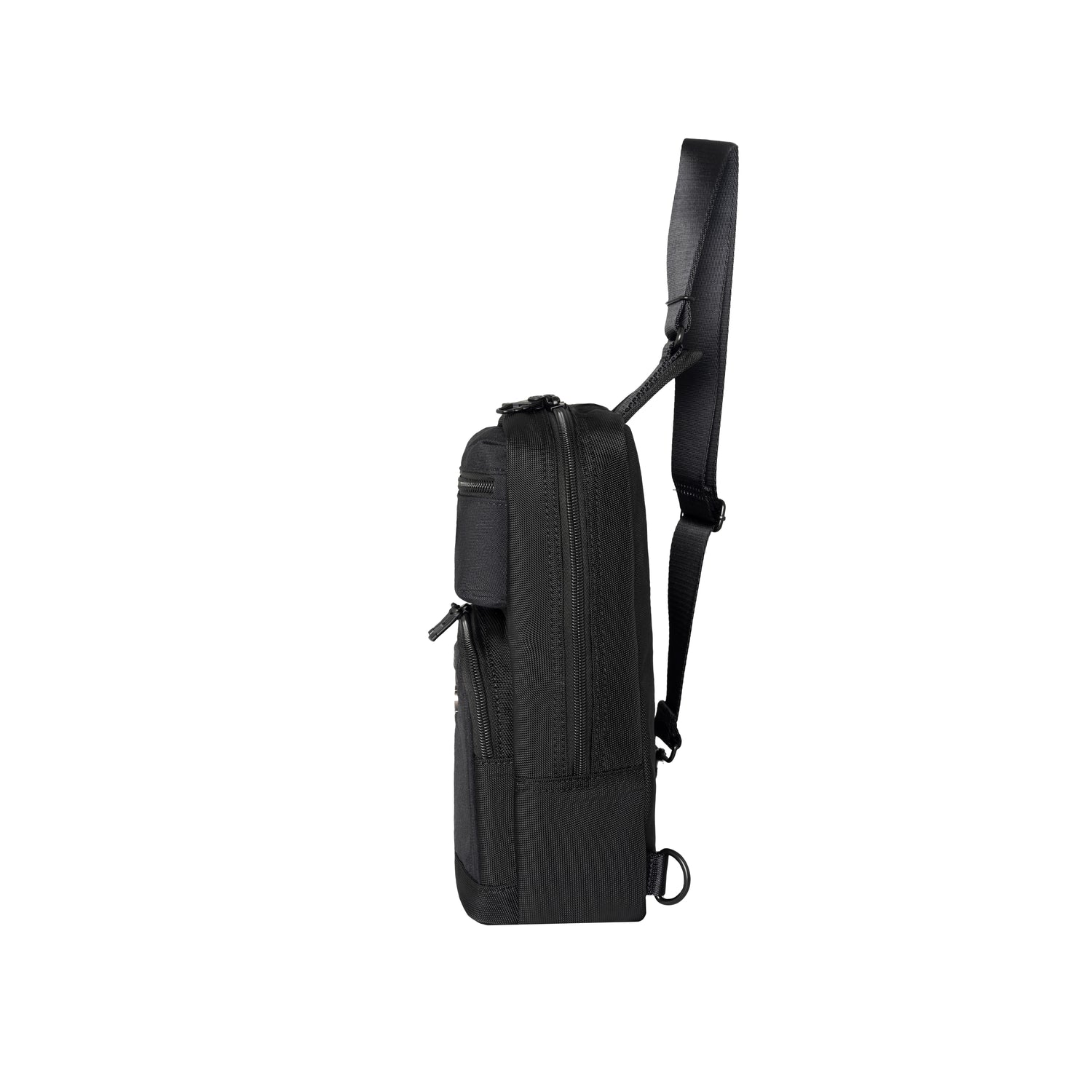 BDA2505-1B8 Davis-05 Black_Black Sling Bag Right