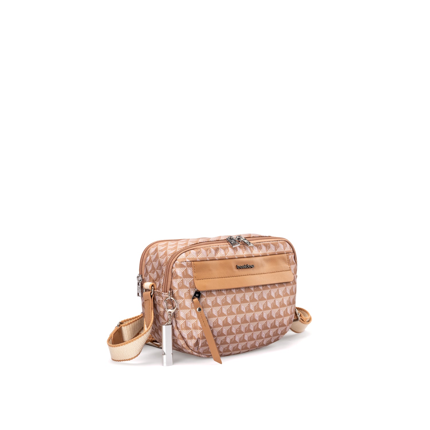 BDY2507-773 Topaz Camel Brown Crossbody Angled