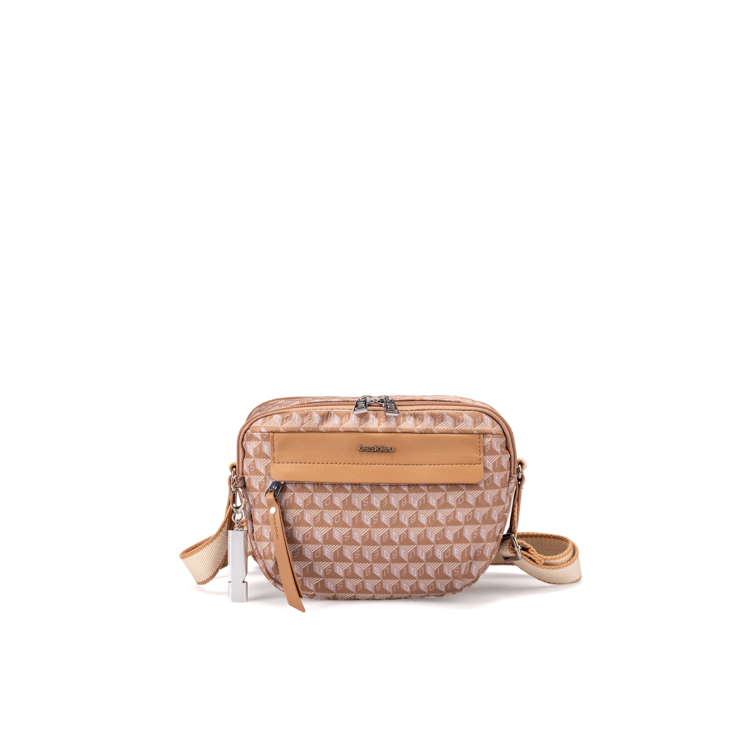 BDY2507-773 Topaz Camel Brown Crossbody Front