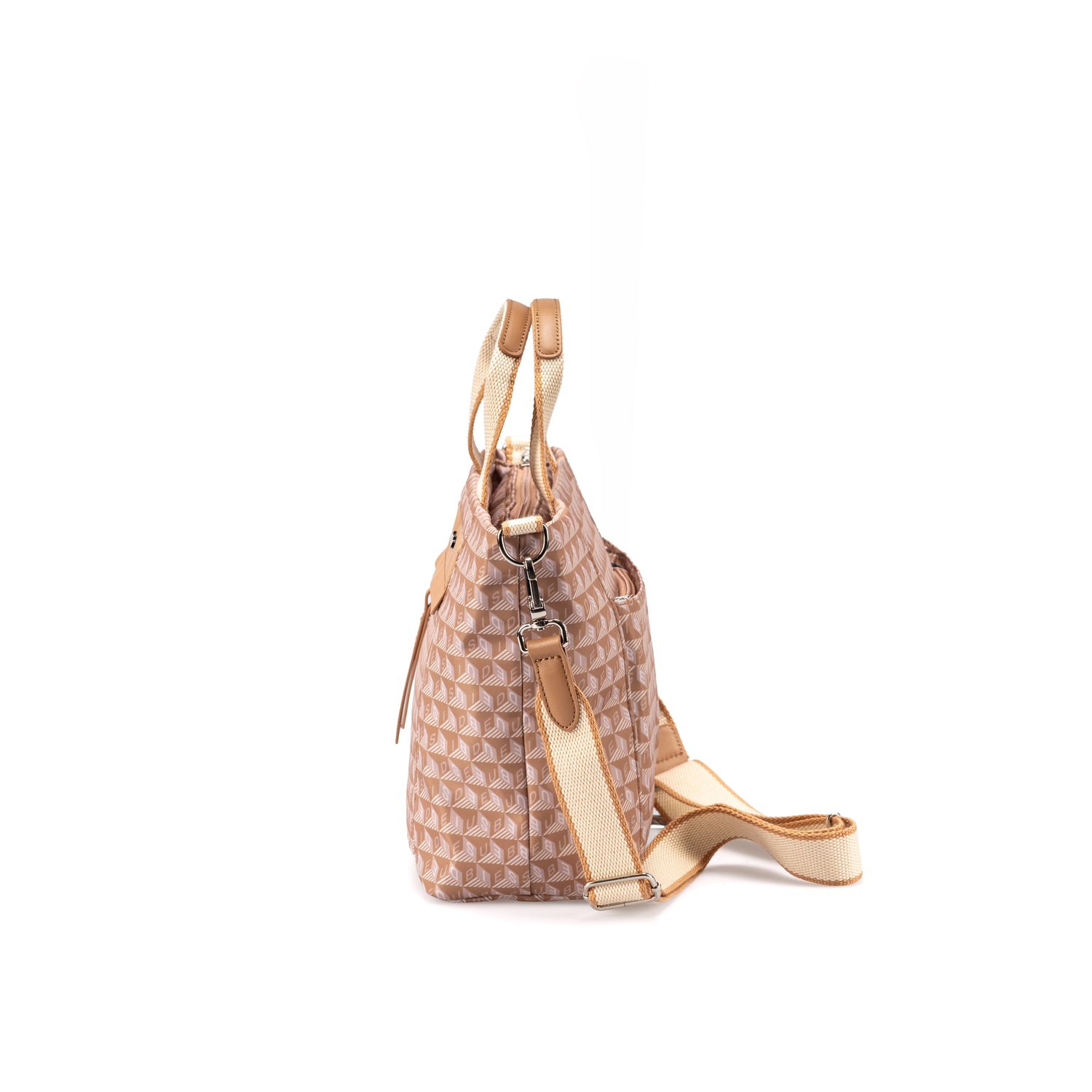 BDY2508-773 Sapphire Camel Brown Satchel Right