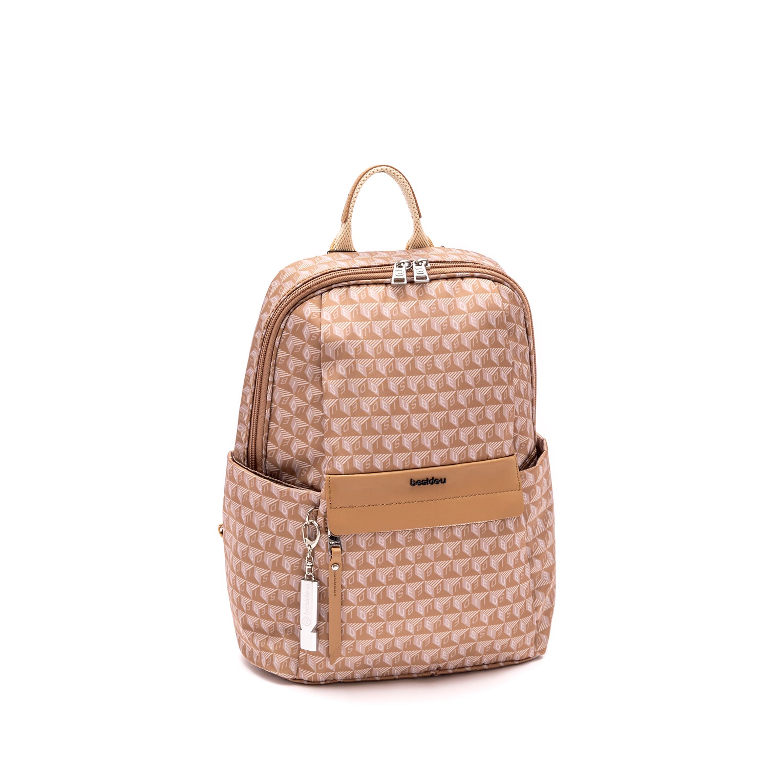 BDY2510-773 Quartz Camel Brown Backpack Angled