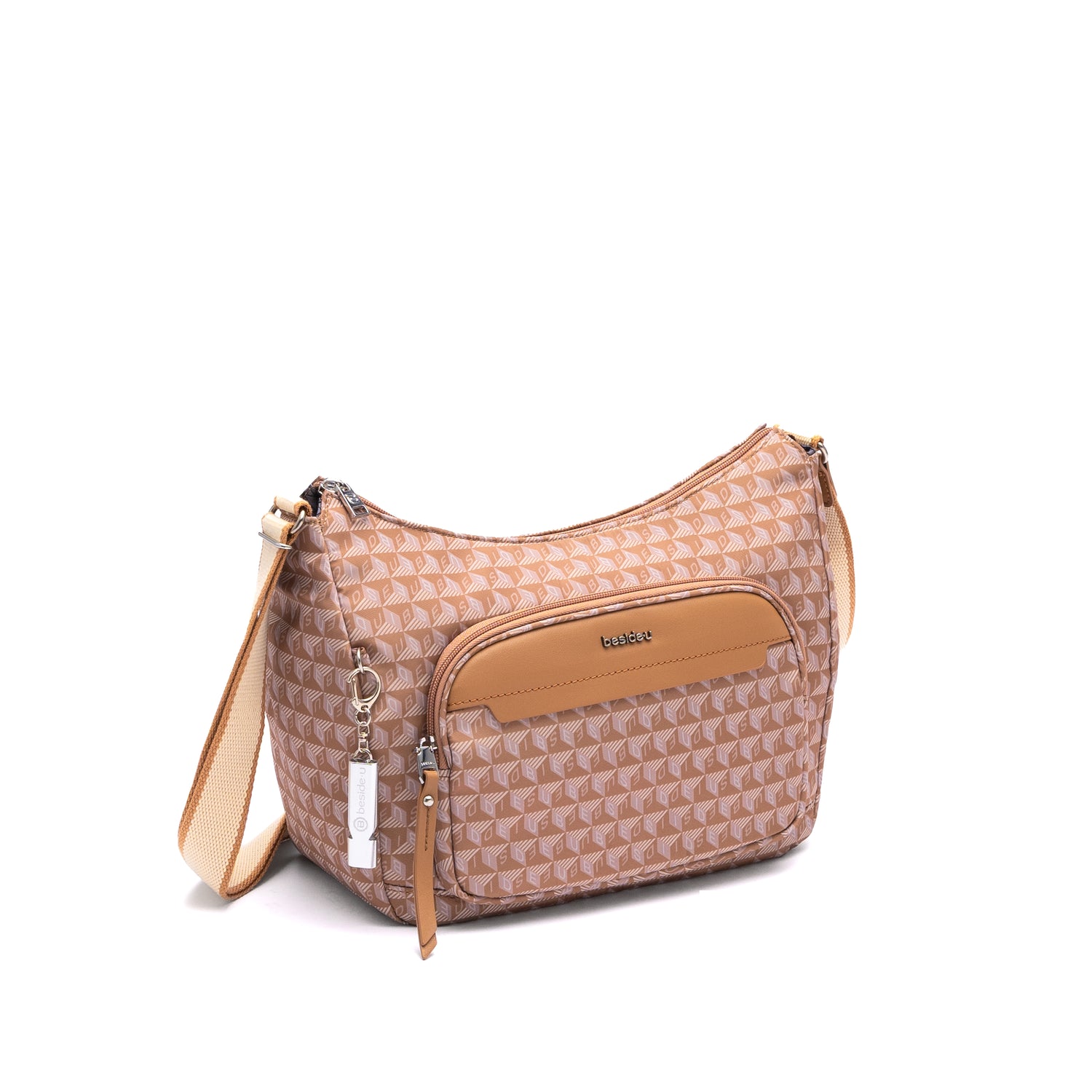 BDY2511-773 Onyx Camel Brown Crossbody Angled