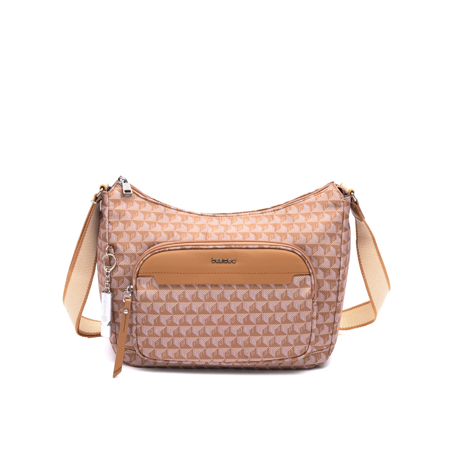 BDY2511-773 Onyx Camel Brown Crossbody Front