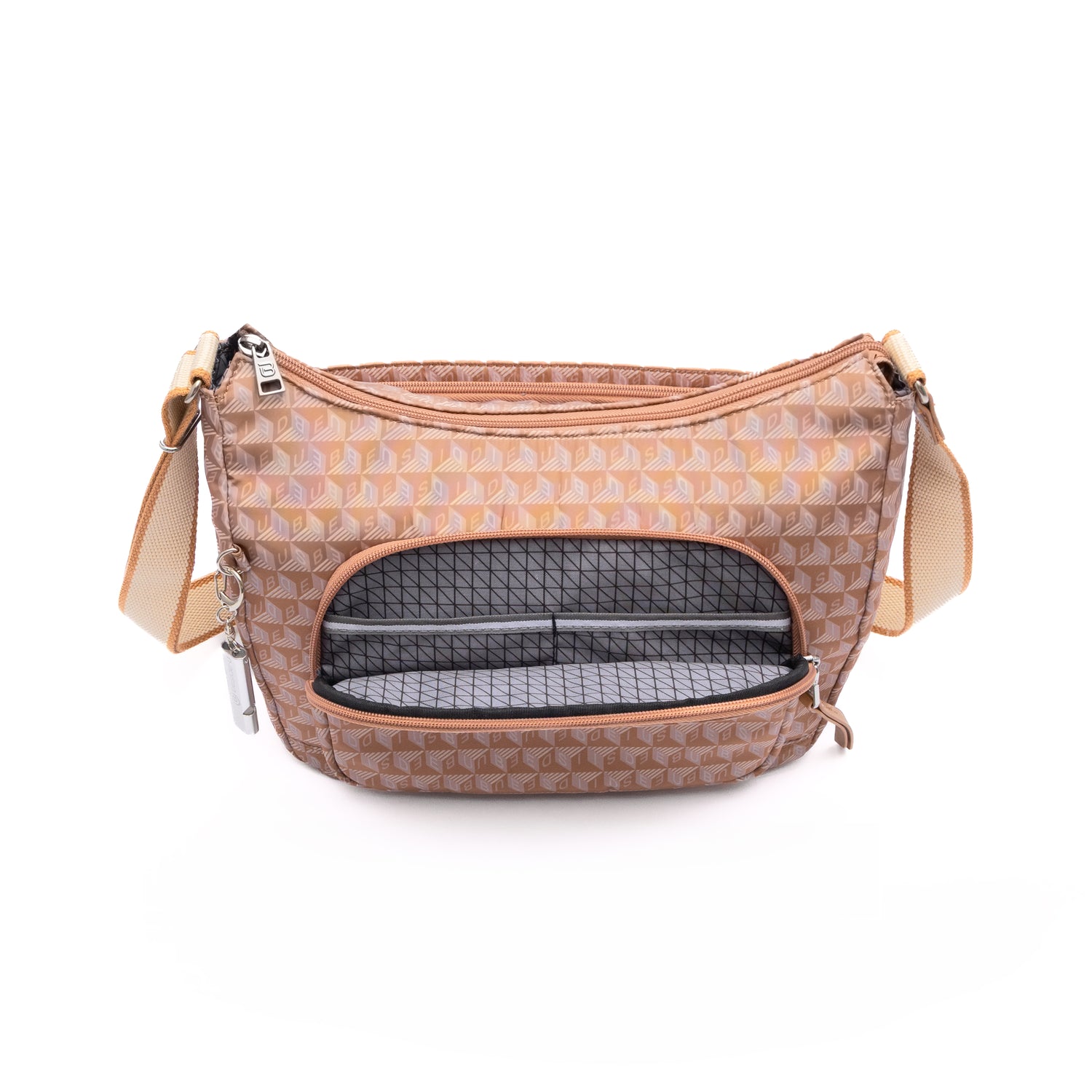 BDY2511-773 Onyx Camel Brown Crossbody Inside Front