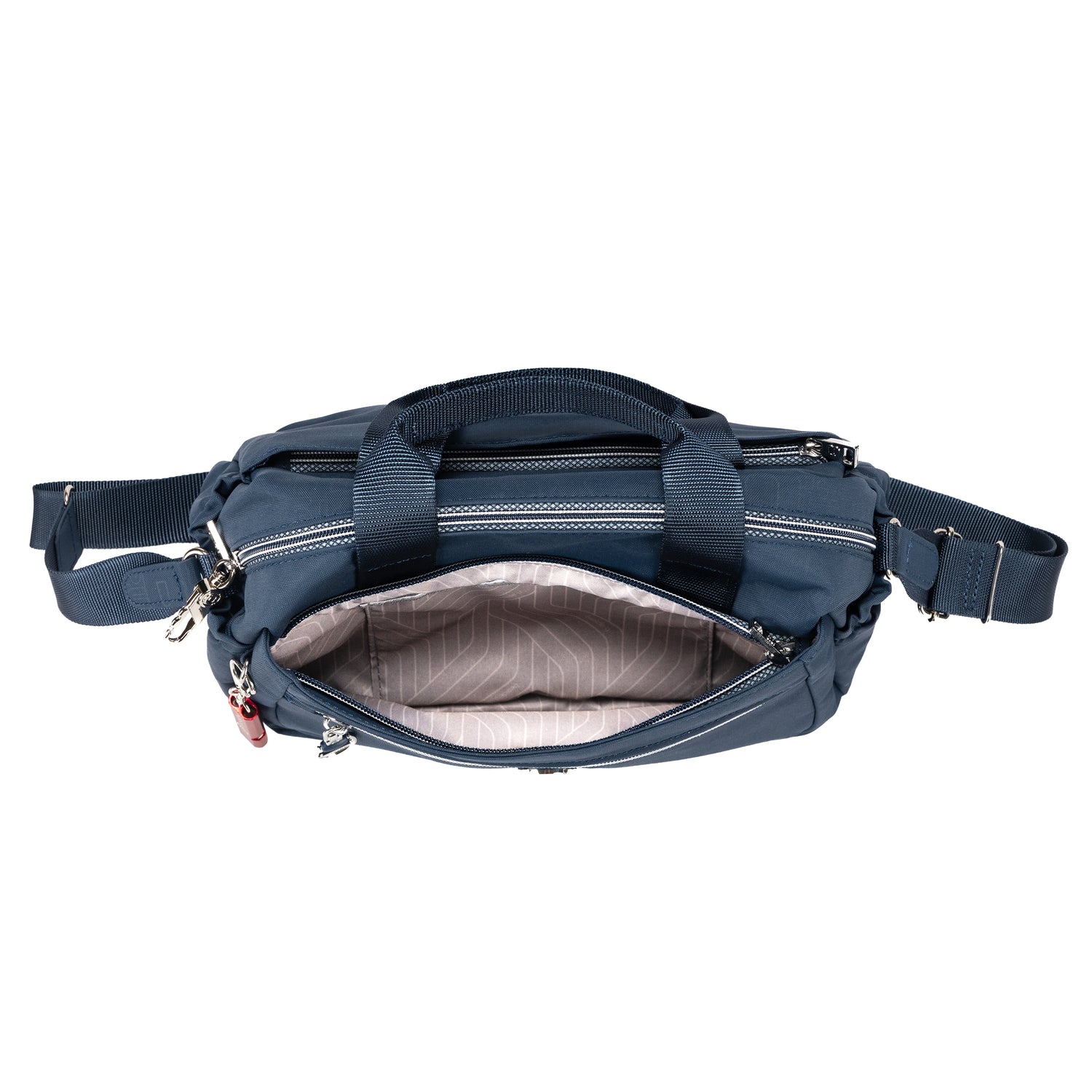 BFY2503L-3J5 Tempo Indigo Blue Satchel Inside Front