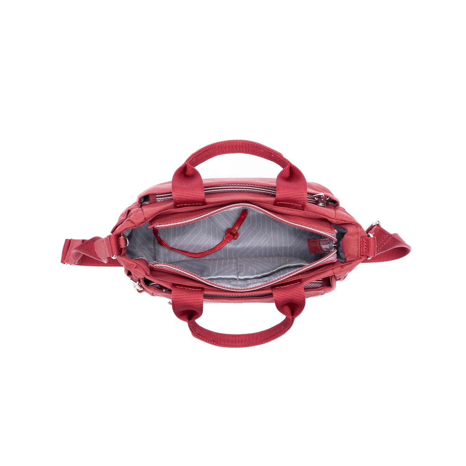 BFY2514-214 Novelty Dark Red Satchel Inside