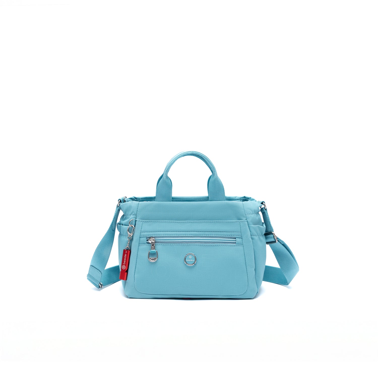 BFY2514-333 Novelty Sky Blue Satchel Front
