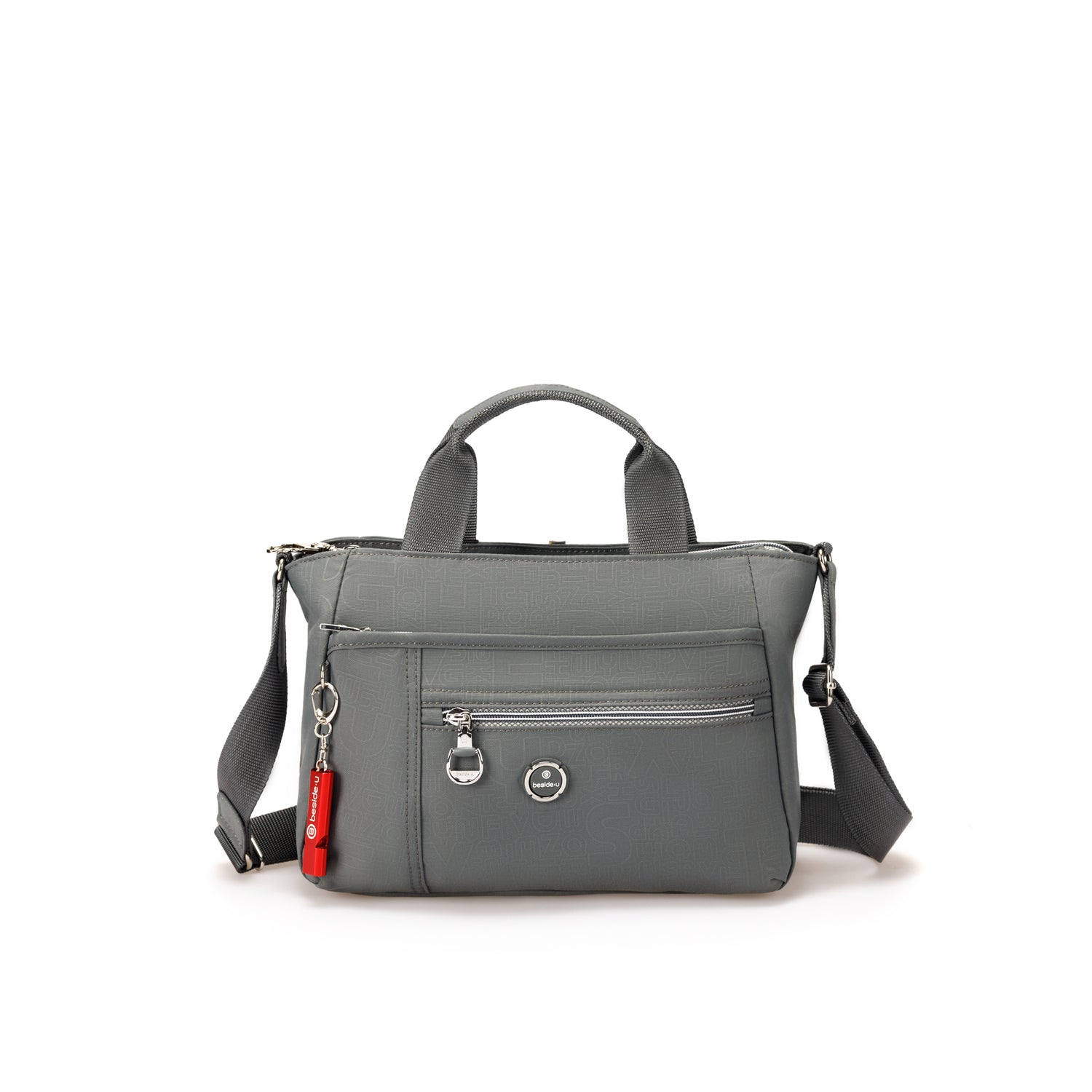 BFY2516-6D4 Overture Slate Gray Satchel Front