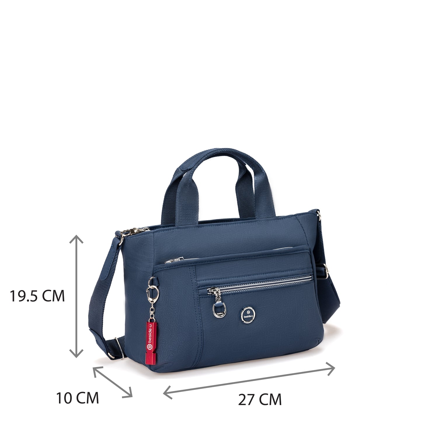 BFY2516-3J5 Overture Indigo Blue Satchel  Size
