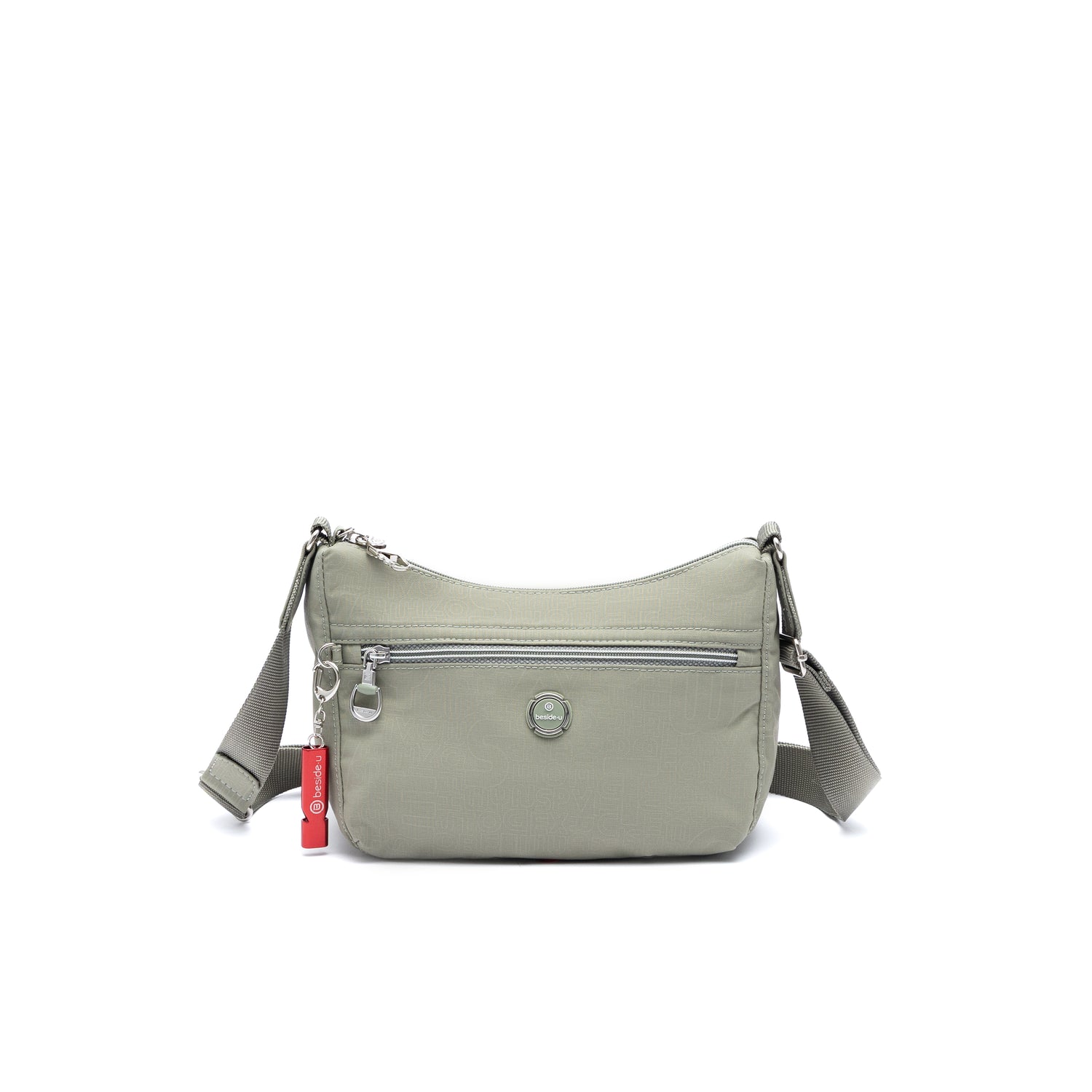 BFY2518-409 Hustle Olive Green Crossbody Front