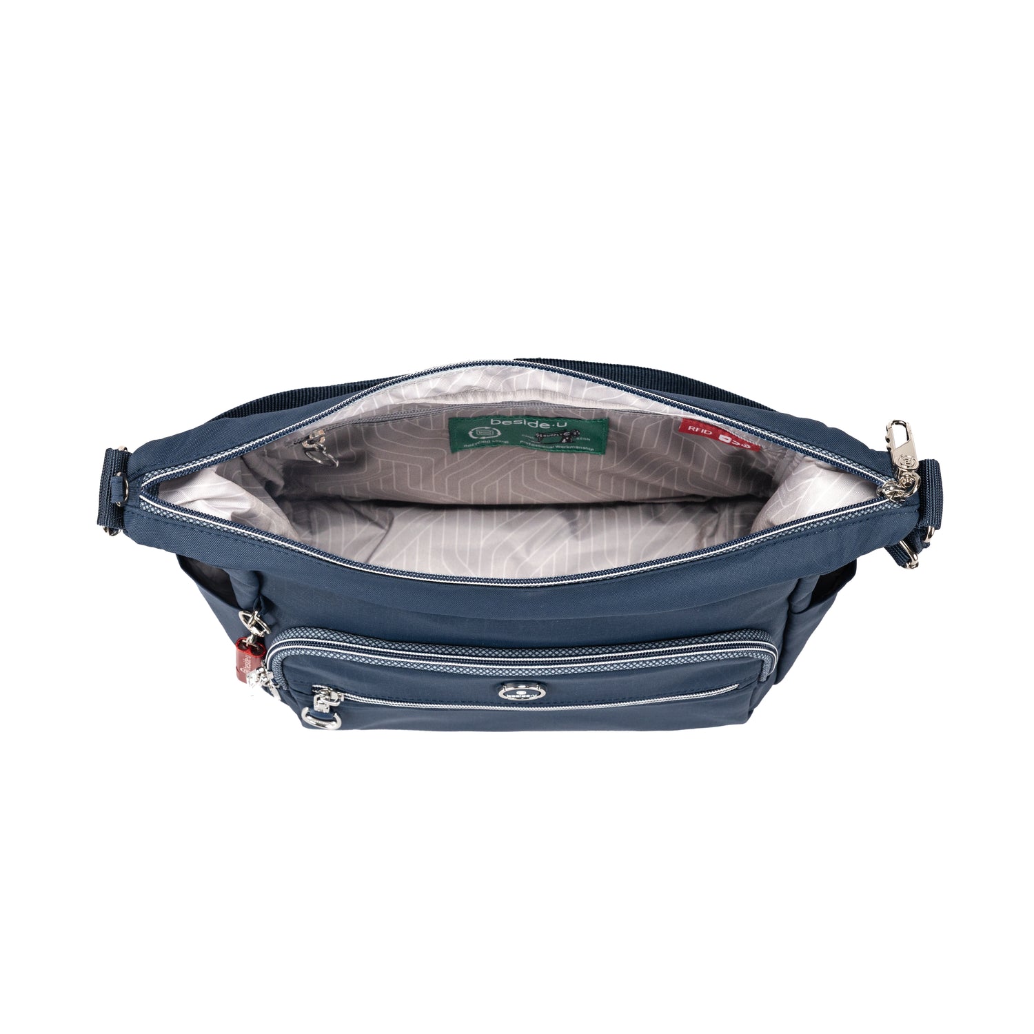 BFY25214-3J5 Medley Indigo Blue Crossbody Inside Main