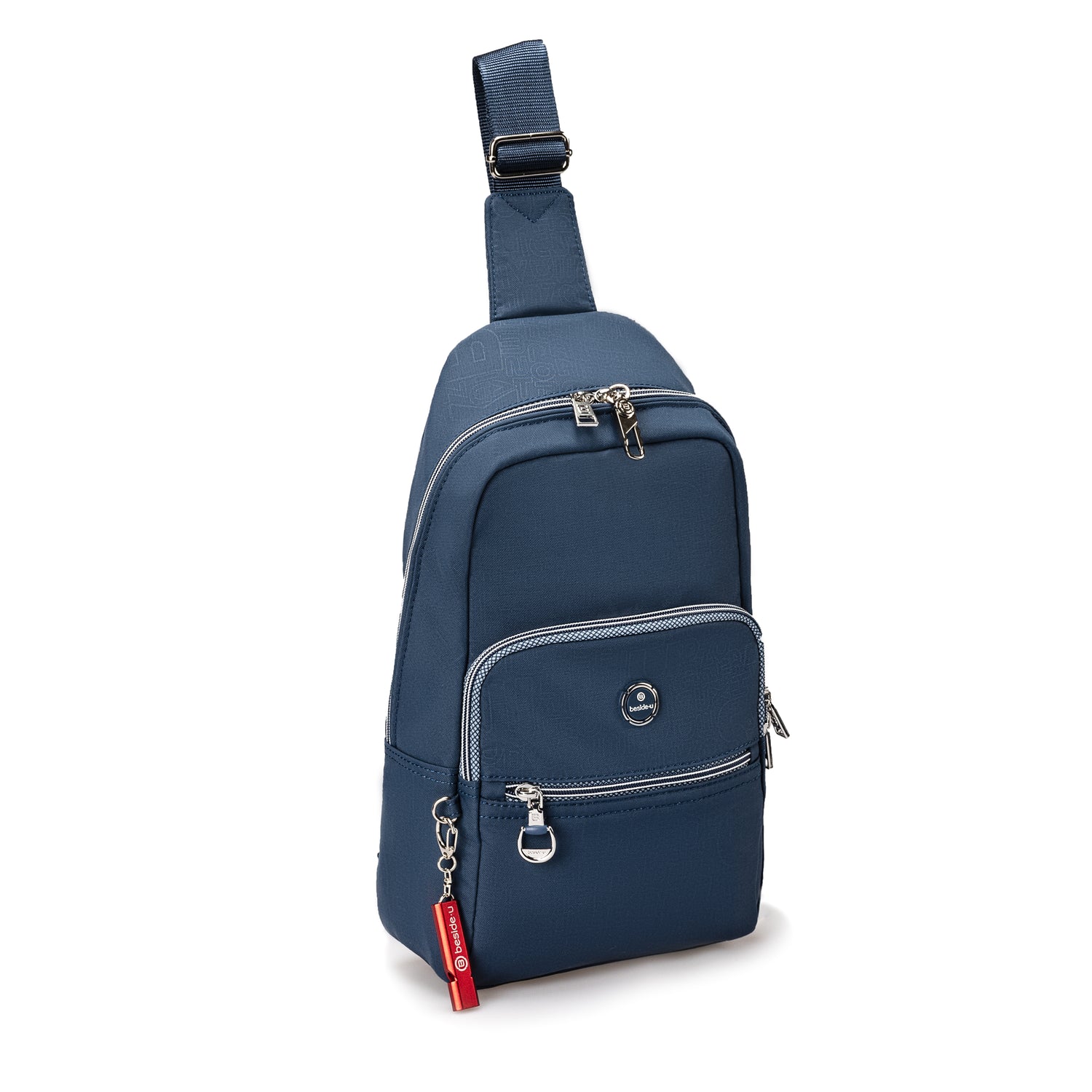 BFY2531-3J5 Alto Indigo Blue Sling Bag Angled